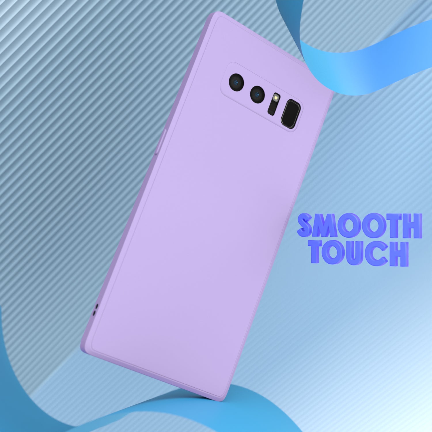 Pikkme Samsung Galaxy Note 8 Soft Matte Silicone Shockproof Case | Purple