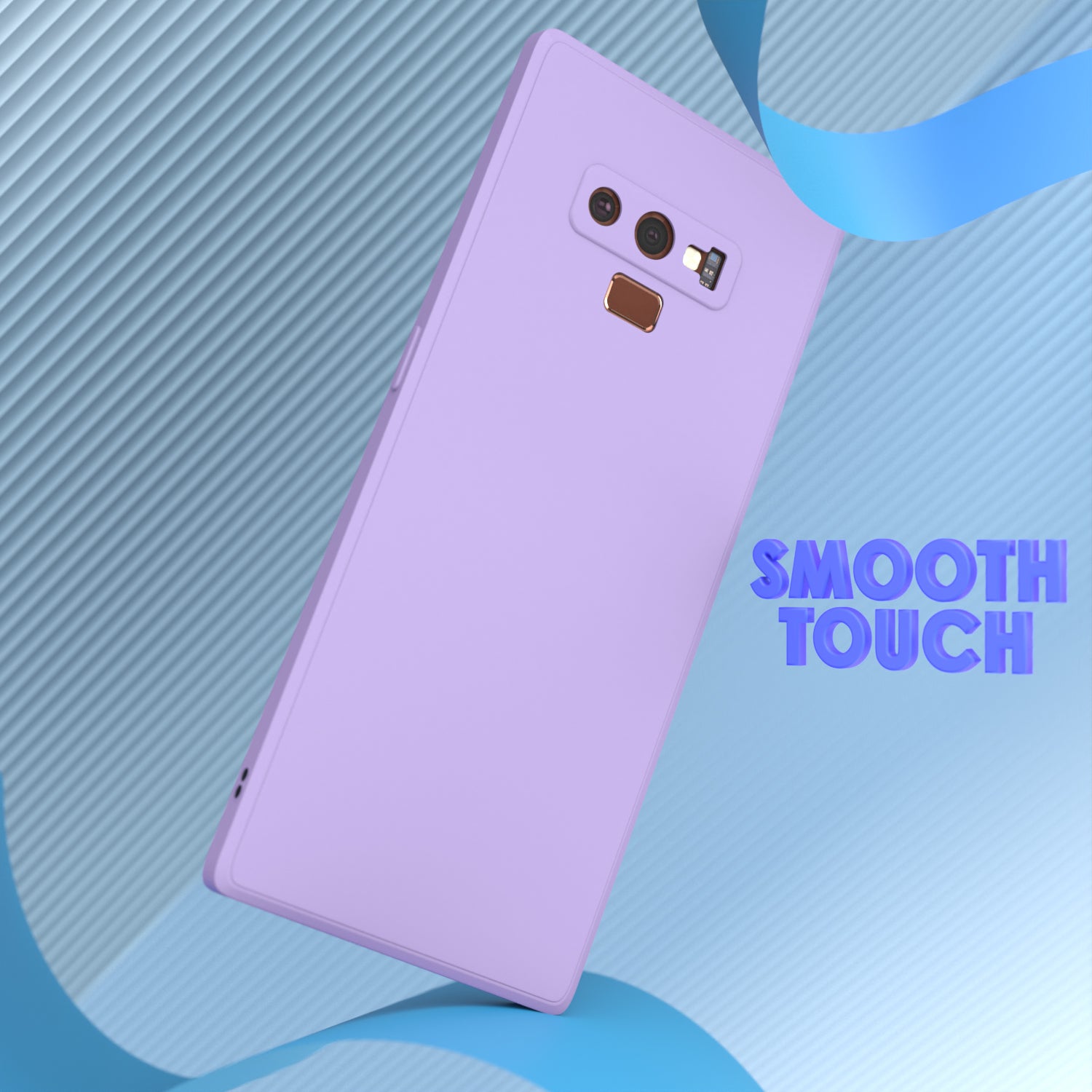 Pikkme Samsung Galaxy Note 9 Soft Matte Silicone Shockproof Case | Purple