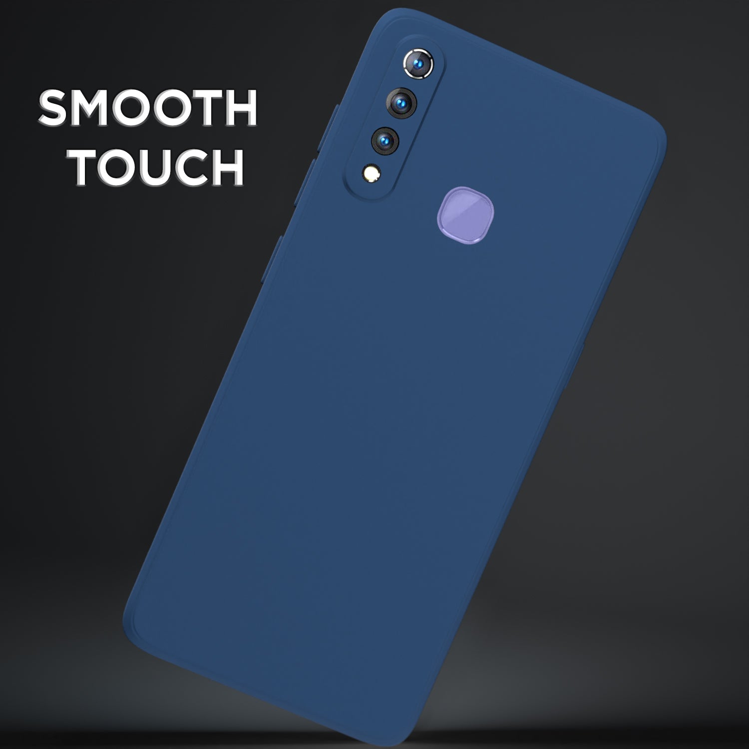 Pikkme Vivo Z1 Pro Soft Matte Silicone Shockproof Case | Blue