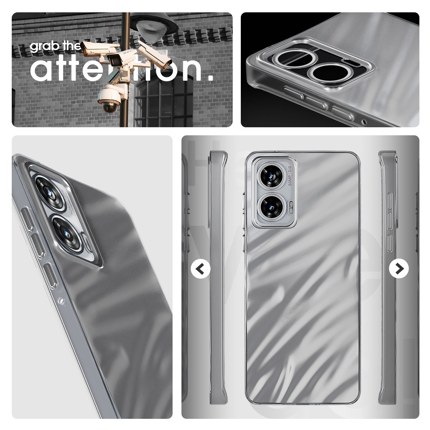 Pikkme Moto Edge 50 Fusion/G96 5G silver mobile back cover – photo 7