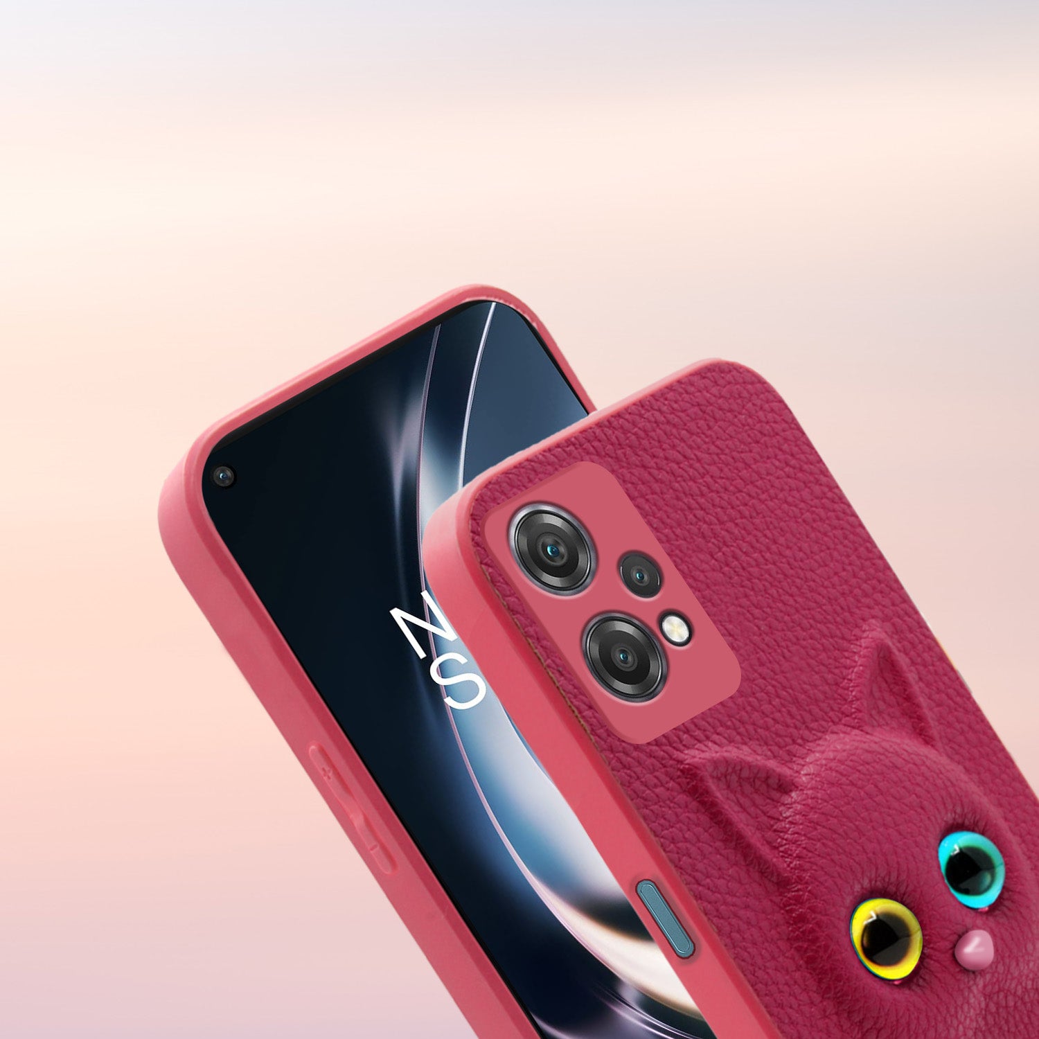 Pikkme Oneplus Nord Ce 2 Lite 5G Kitty Back Cover (Pink)