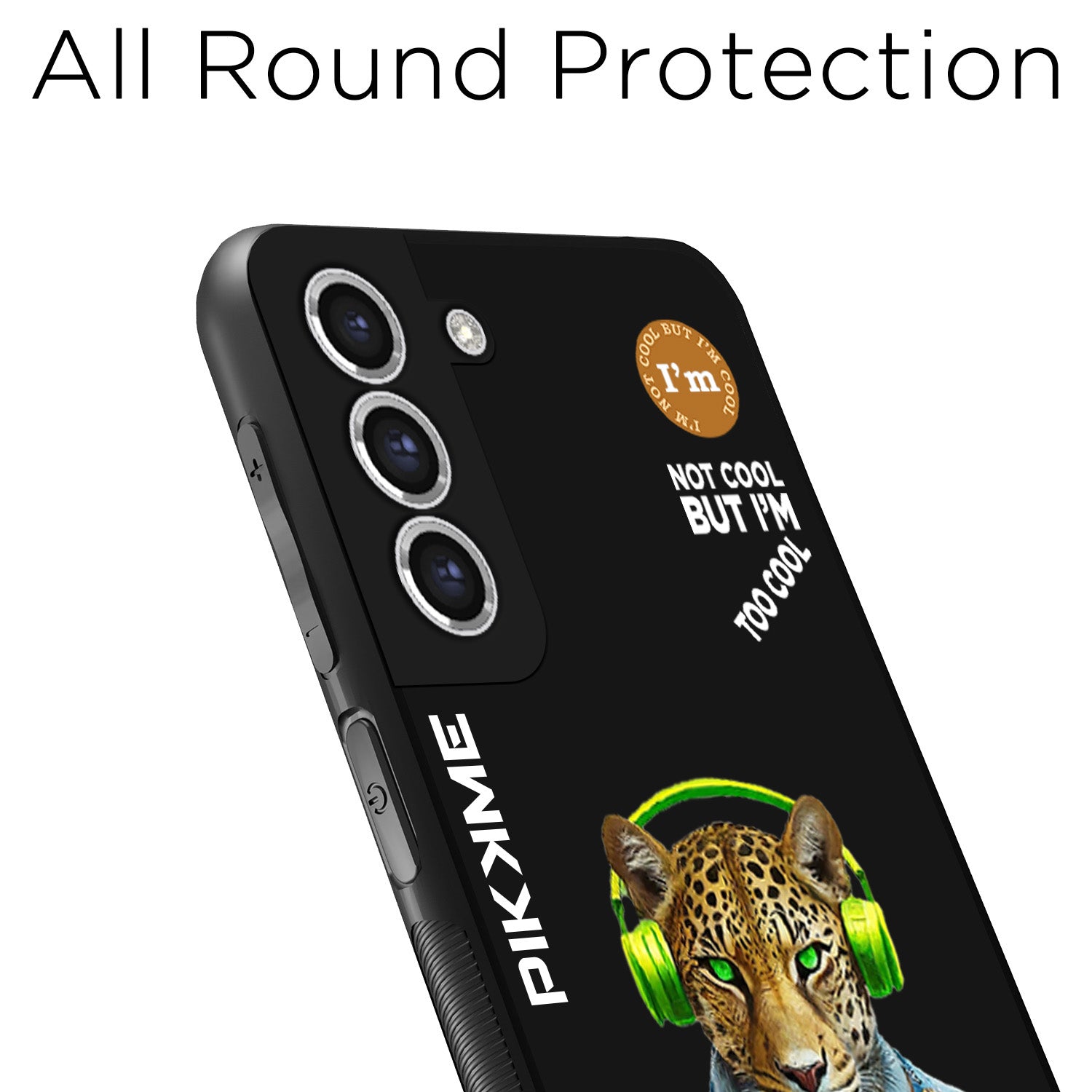Pikkme Black Leopard Swag Samsung Galaxy S20 Fe Nim2 Back Cover (Design 03)
