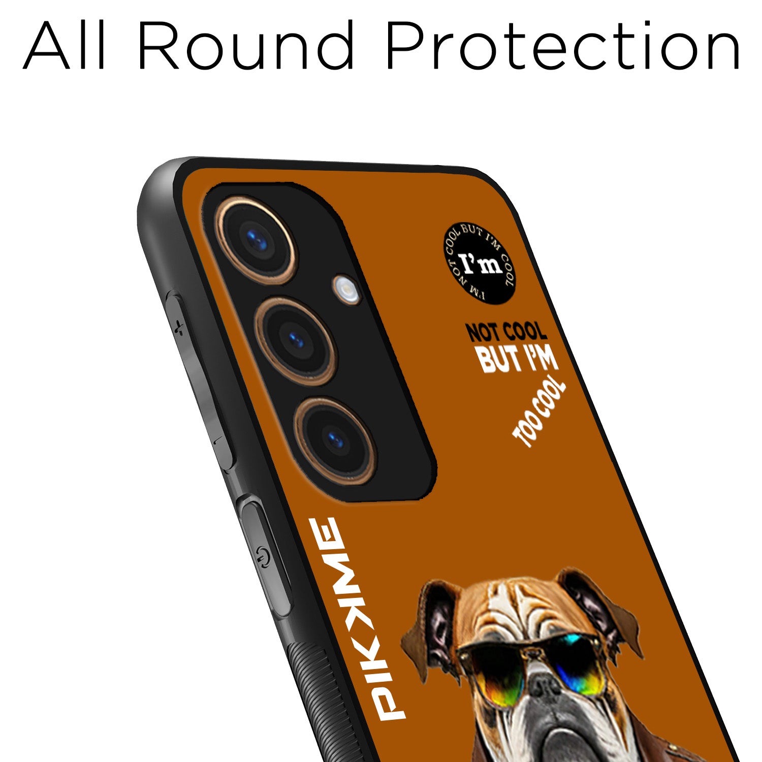 Pikkme Brown Dog Swag Samsung Galaxy S24 5G NIm2 Back Cover (Design 10)