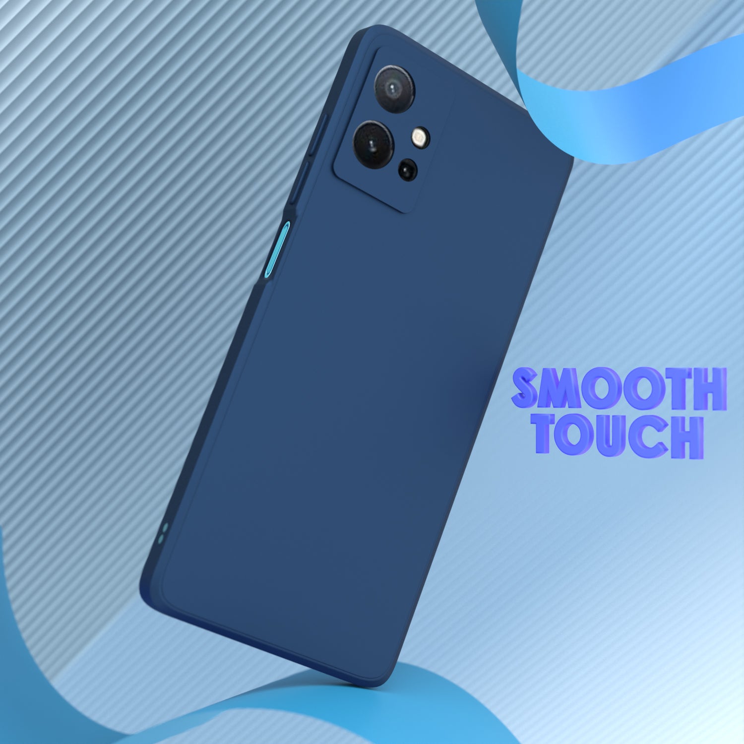 Pikkme Vivo T1 5G / Vivo Y75 5G / iQOO Z6 5G Soft Matte Silicone Shockproof Case | Green