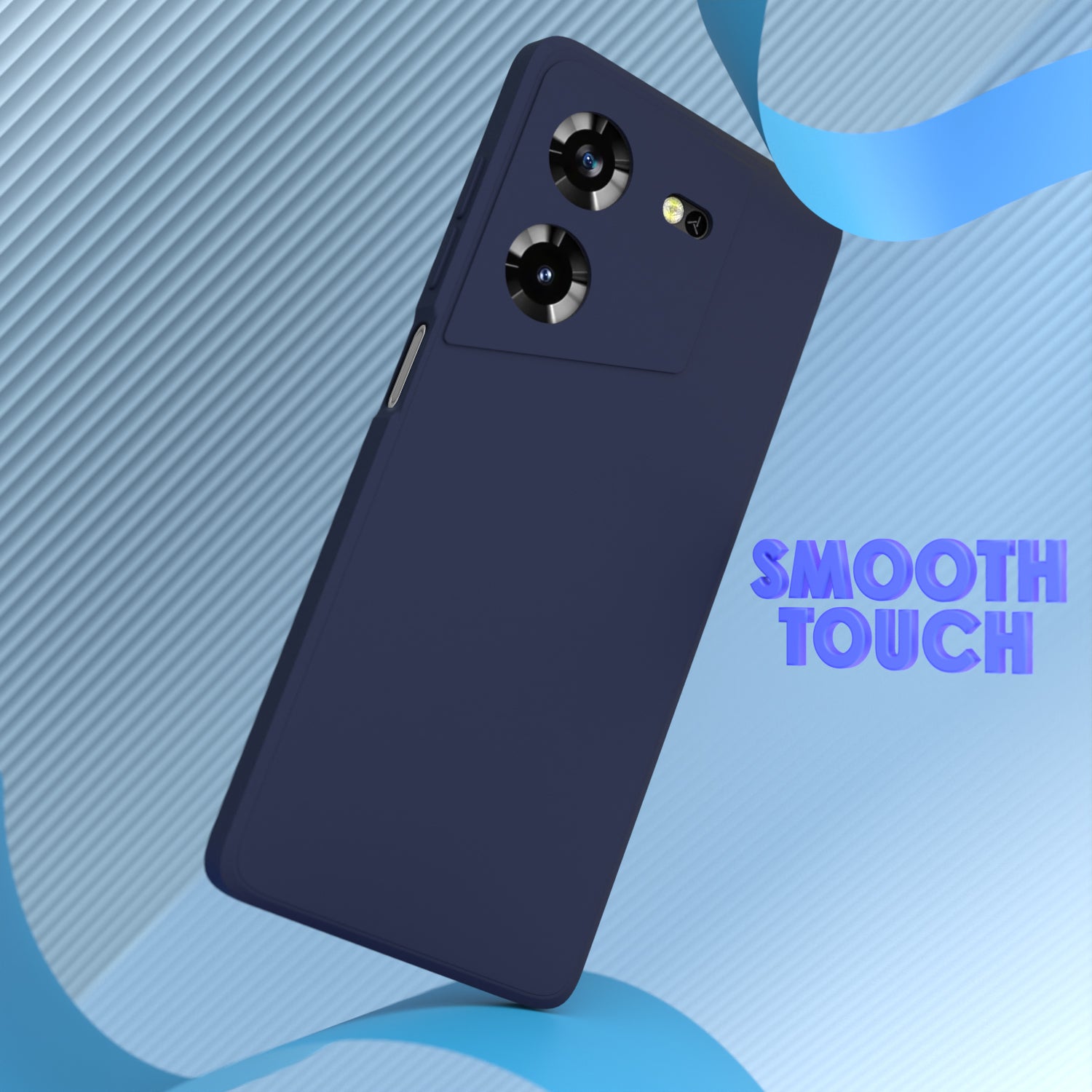Pikkme Techno Pova 5 / Techno Pova 5 Pro 5G Soft Matte Silicone Shockproof Case | Blue