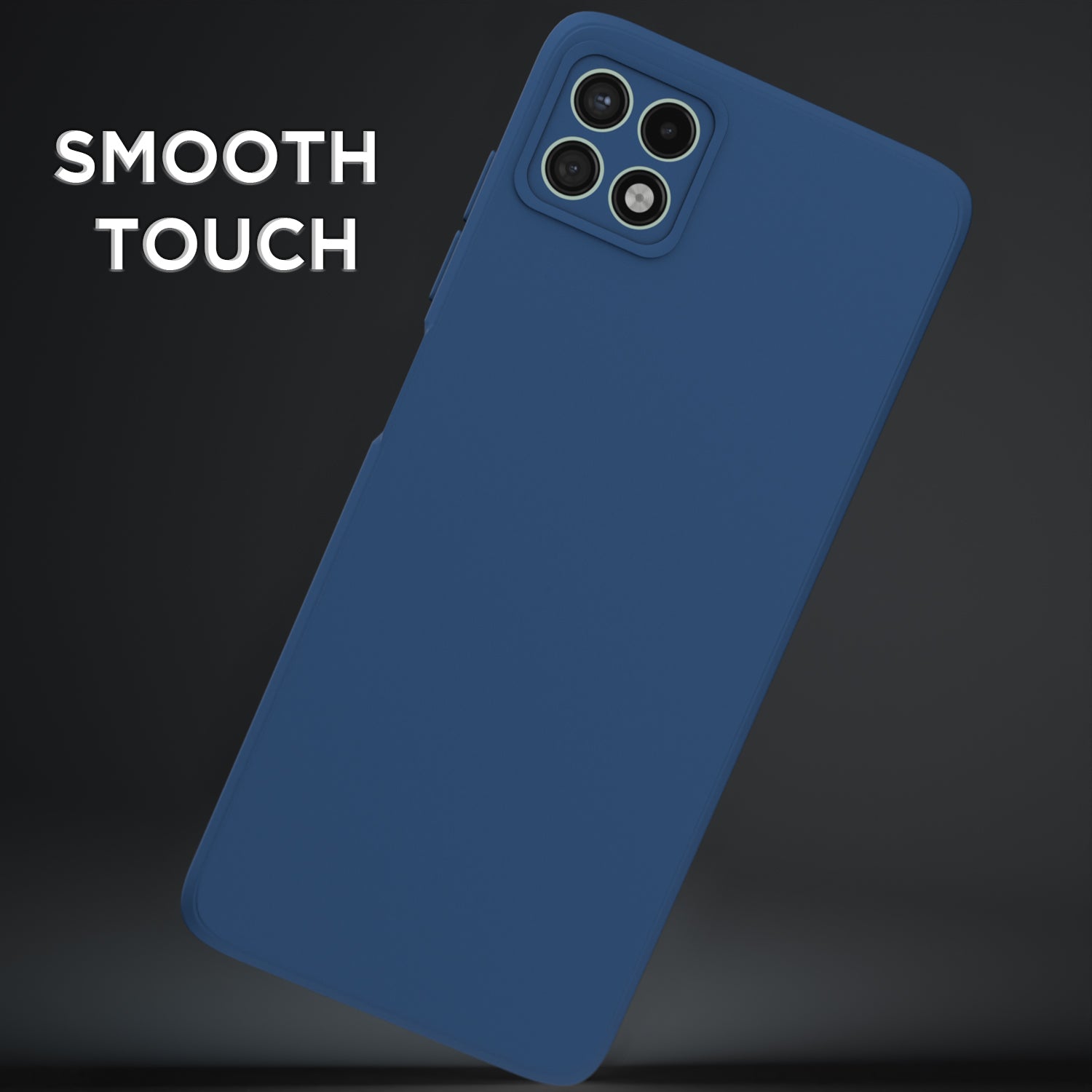 Pikkme Samsung Galaxy A22 5G Liquid Silicone Back Cover | Blue