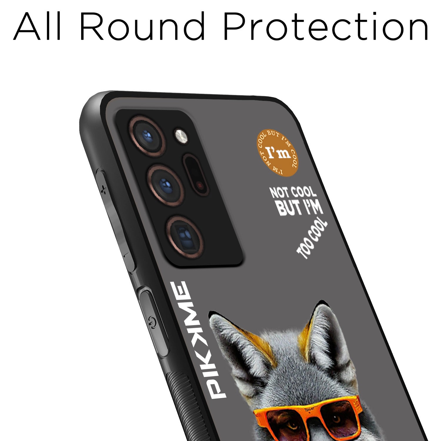 Pikkme Grey Wolf Swag Samsung Galaxy Note 20 Ultra Nim2 Back Cover (Design 01)