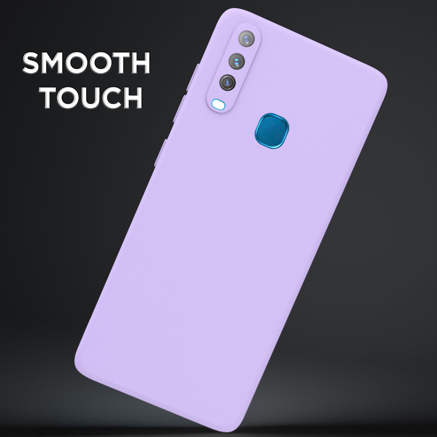 Pikkme Vivo Y12 / Y15 / Y17 / U10 Soft Matte Silicone Shockproof Case | Purple