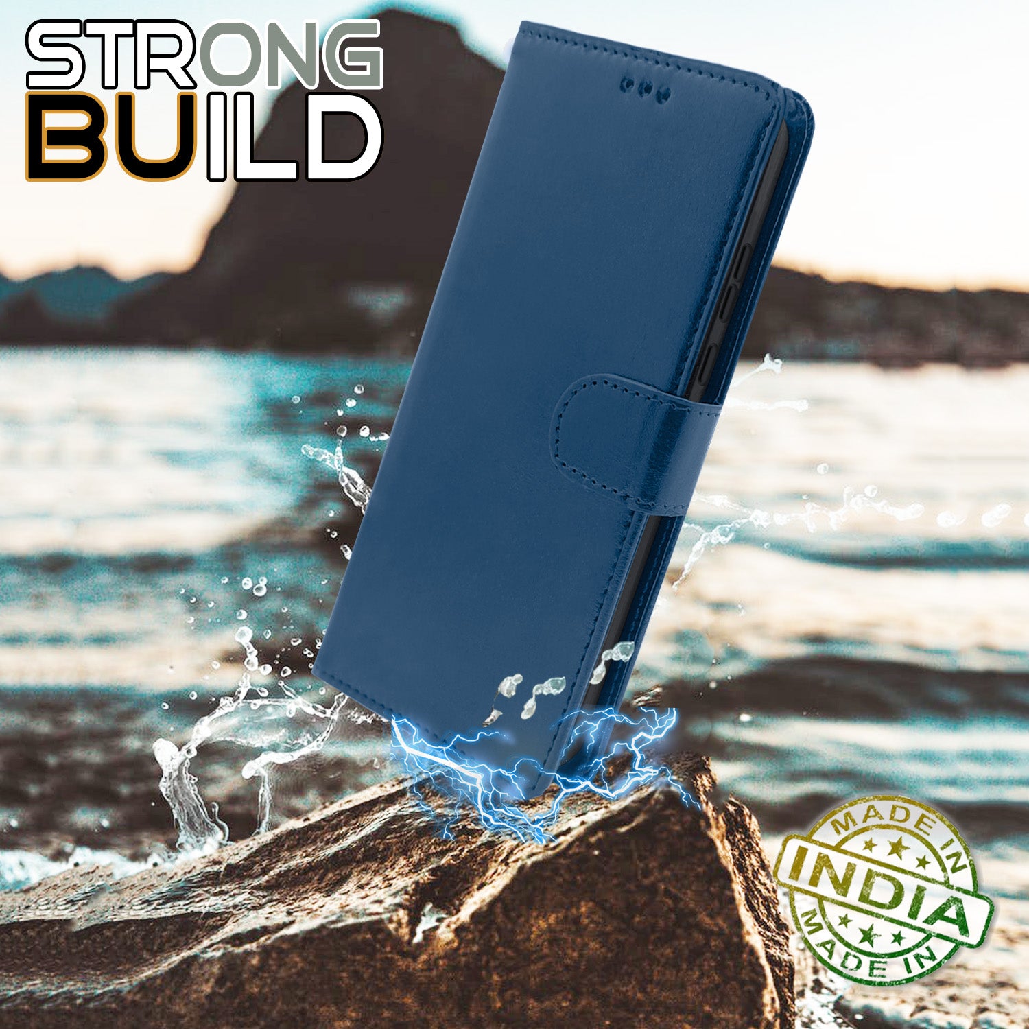 Pikkme Vivo S1 Pro Vintage Flip Cover | Blue