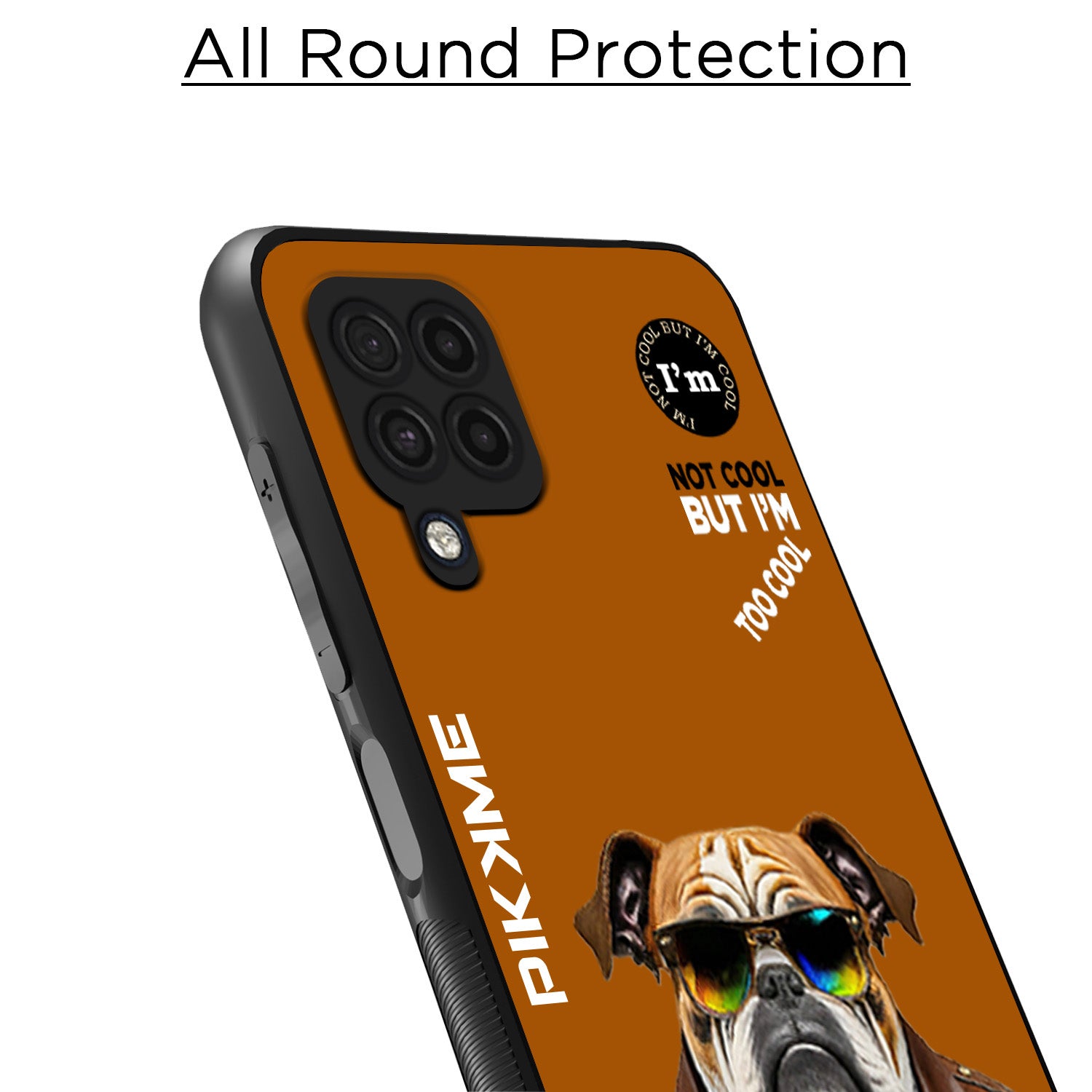 Pikkme Brown Dog Swag Samsung Galaxy M32 4G Nim2 Back Cover (Design 10)