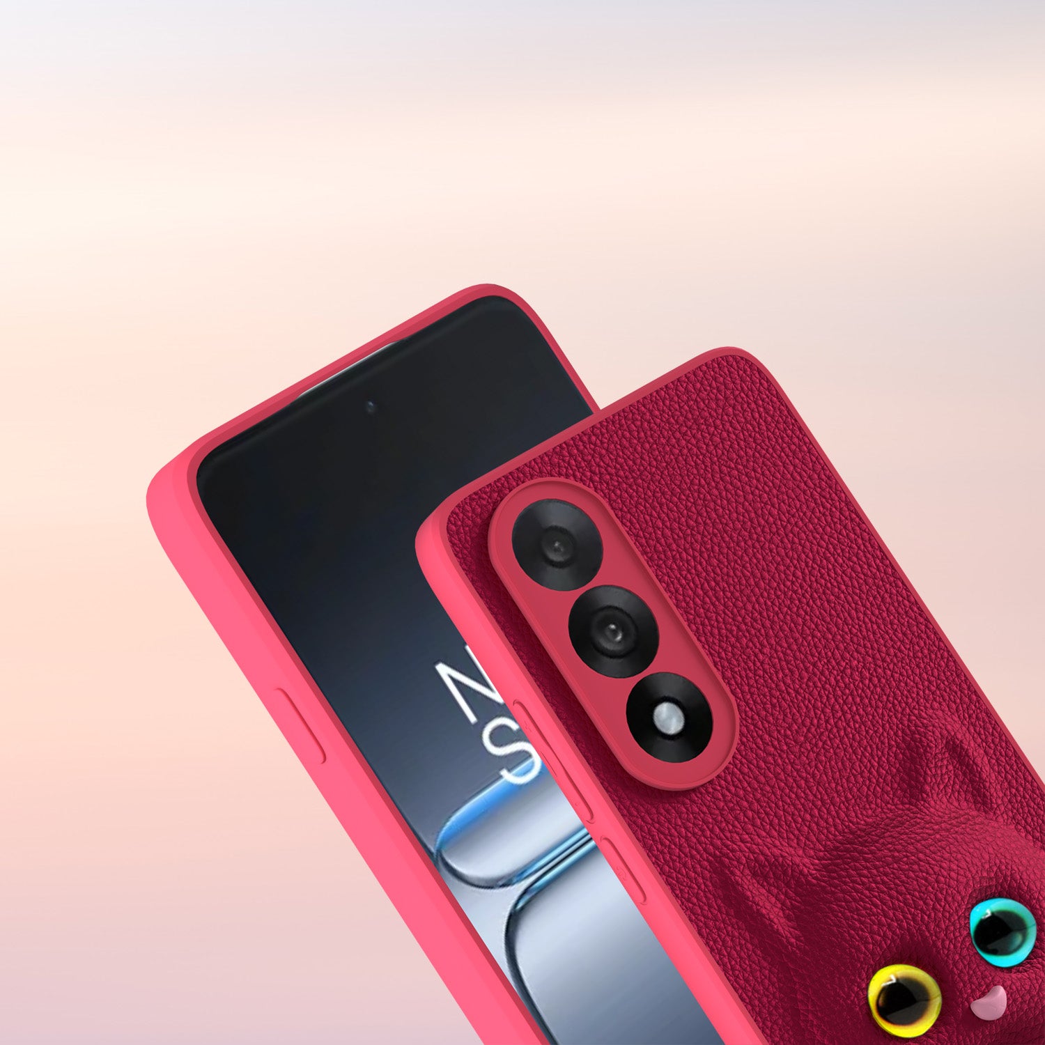 Pikkme Oneplus Nord 5 5G kitty Back Cover (Pink)