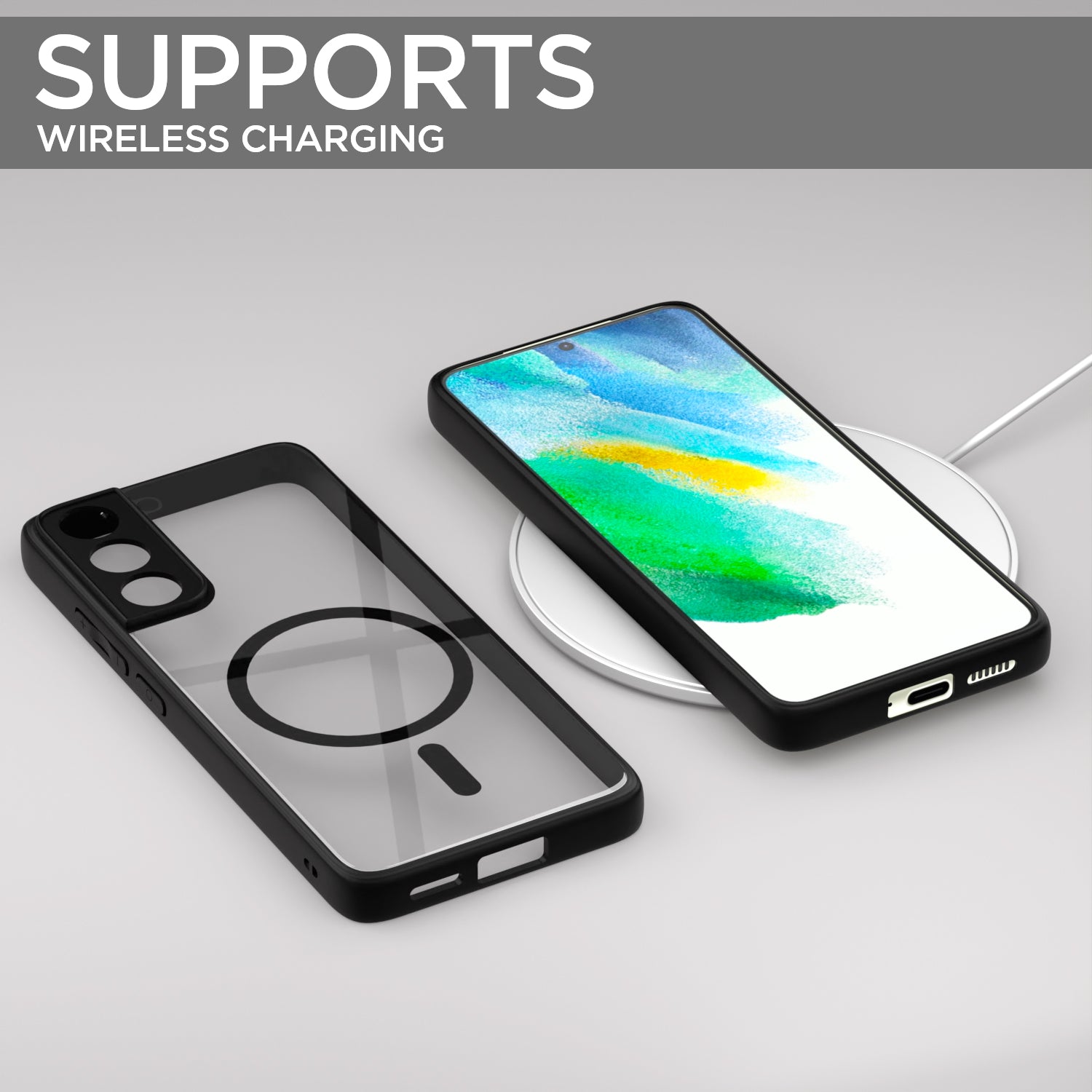 Pikkme Samsung Galaxy S21 FE 5G Eagle 2 Magsafe Back Cover (Black)