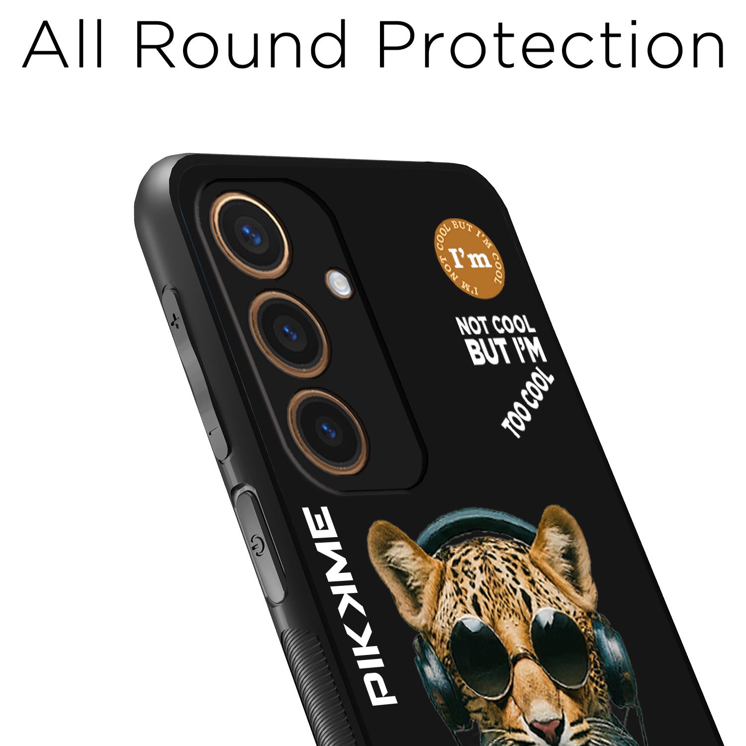 Pikkme Black Leopard Swag Samsung Galaxy S24 5G NIm2 Back Cover (Design 04)