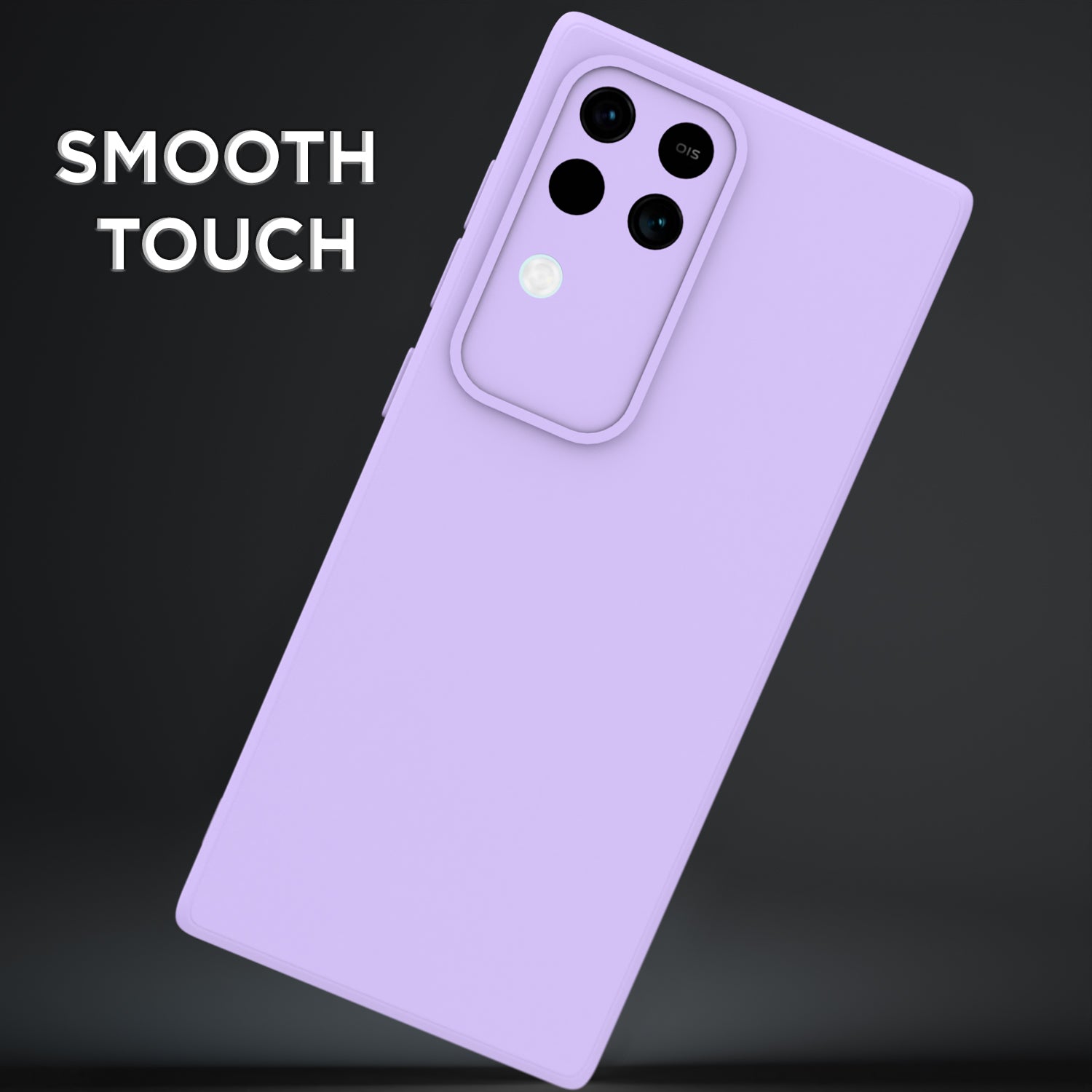 Pikkme Vivo V30 5G / Vivo V30 Pro 5G Soft Matte Silicone Shockproof Case | Purple