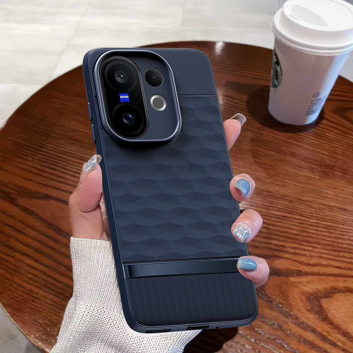 Vivo V60/T4 Pro 5G back cover in blue by Pikkme – photo 7