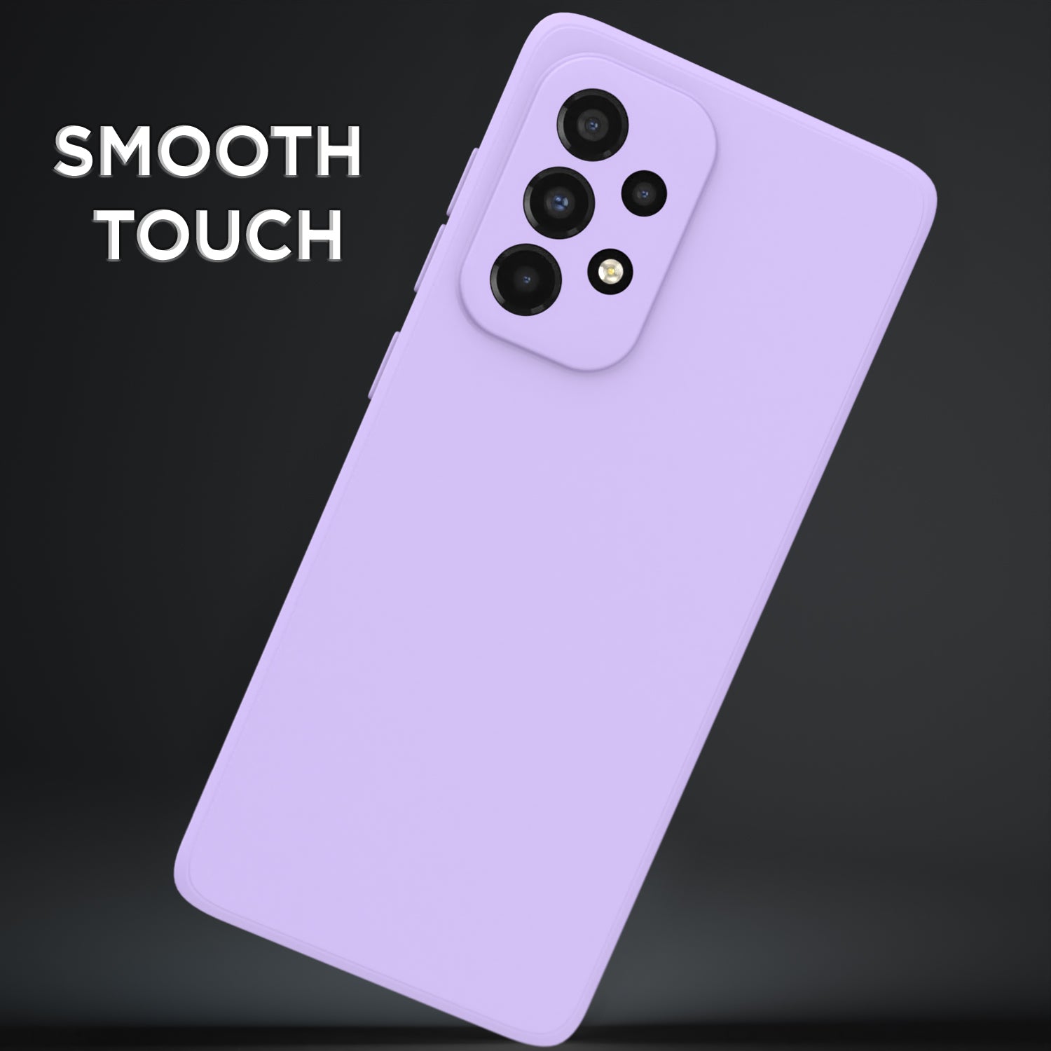 Pikkme Samsung Galaxy A33 5G Liquid Silicone Back Cover | Purple