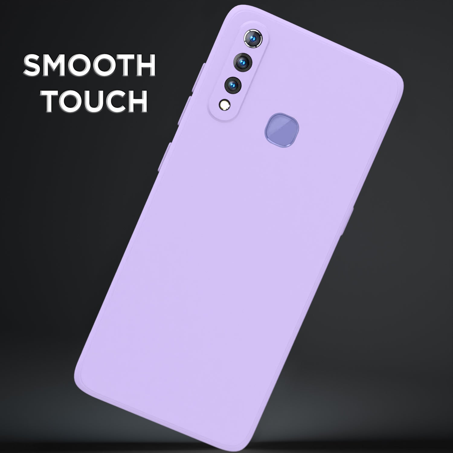 Pikkme Vivo Z1 Pro Liquid Silicone Back Cover | Purple