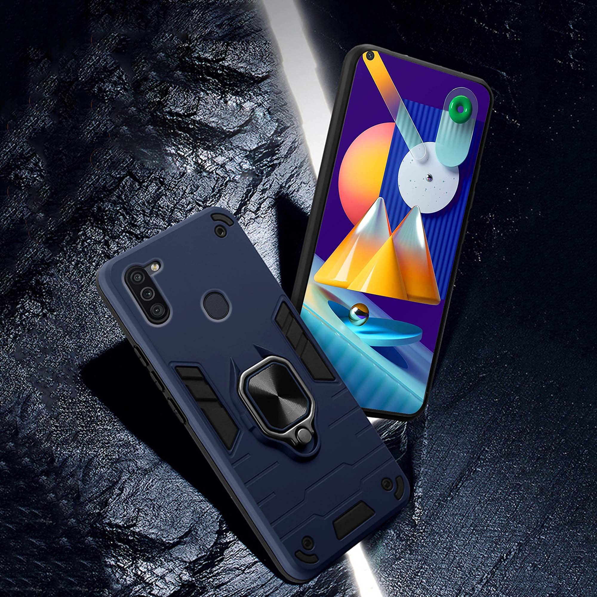 Blue mobile back cover for Samsung M11 – Pikkme – photo 3