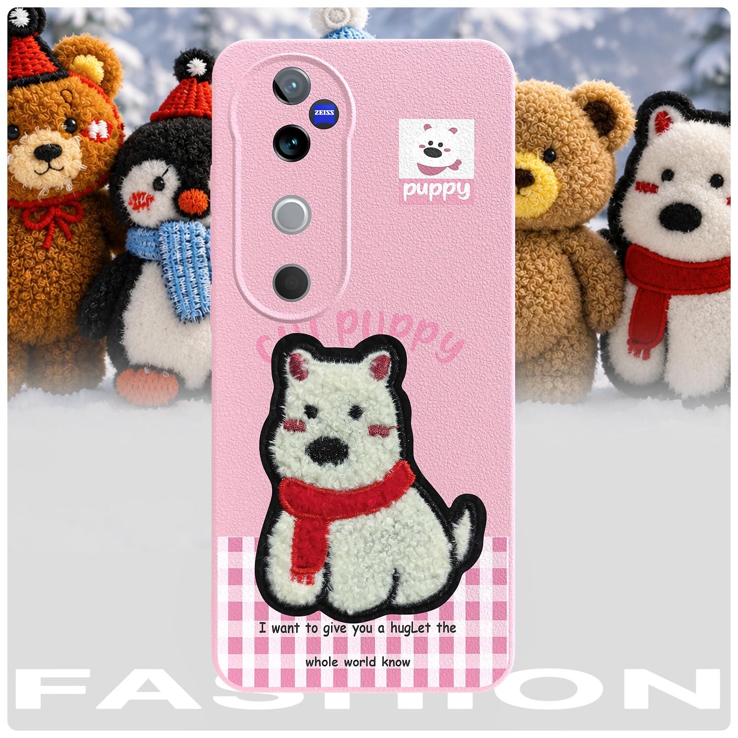 Pikkme Vivo V40/V40 Pro/T3 Ultra 5G pink mobile back cover – photo 7
