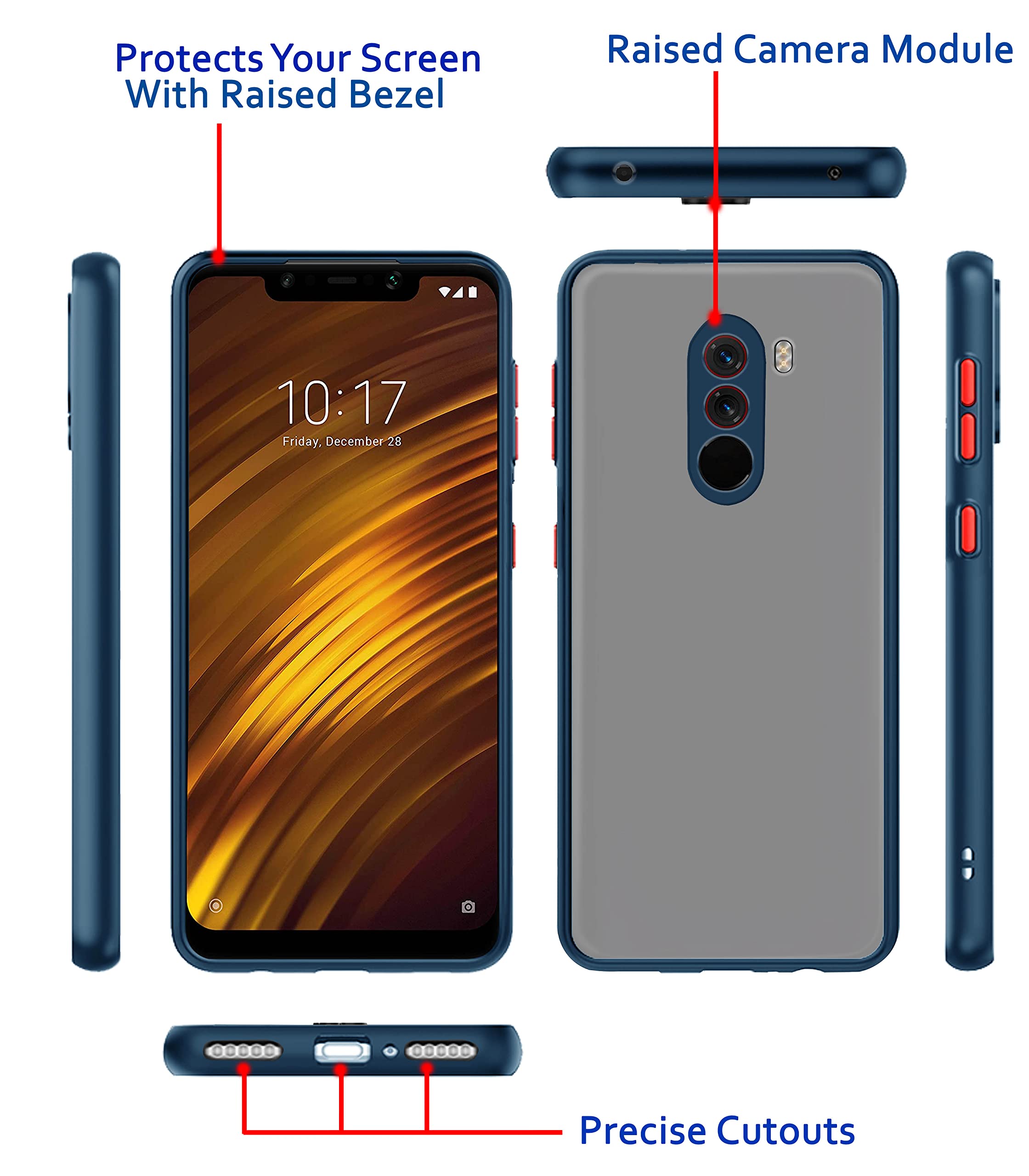 Pikkme blue mobile cover for Mi Poco F1 – photo 3