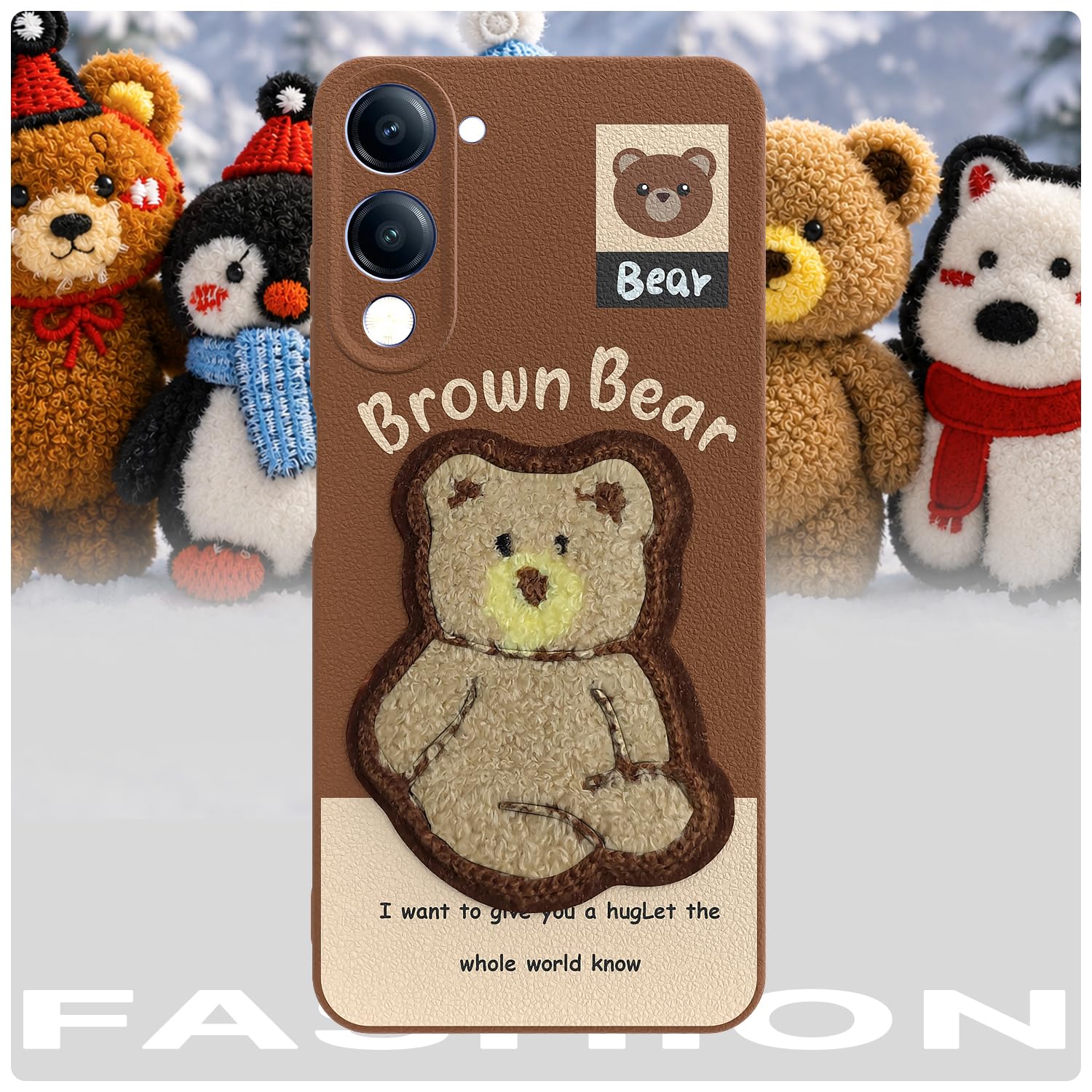 Pikkme brown back cover for iQOO Z10 Lite/Vivo T4 Lite 5G – photo 7