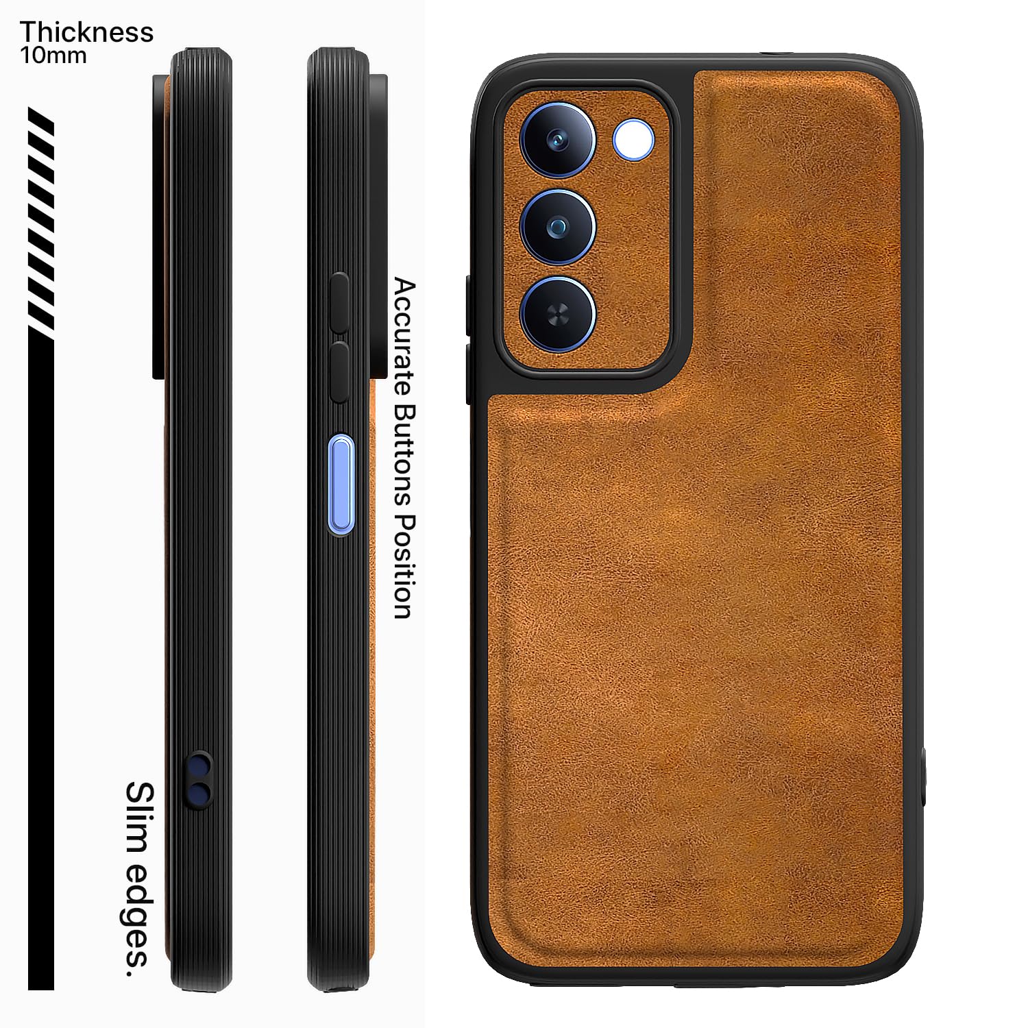 Brown back cover for Realme P4 Lite 5G – Pikkme – photo 3