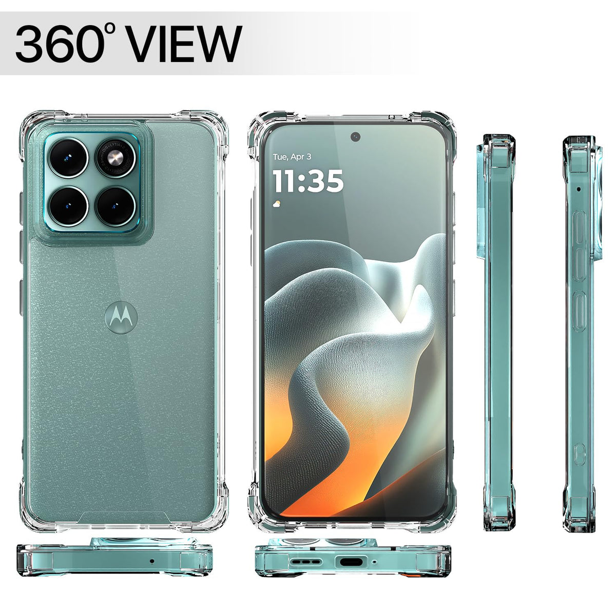 Pikkme Moto Edge 70 Fusion 5G transparent mobile cover – photo 7