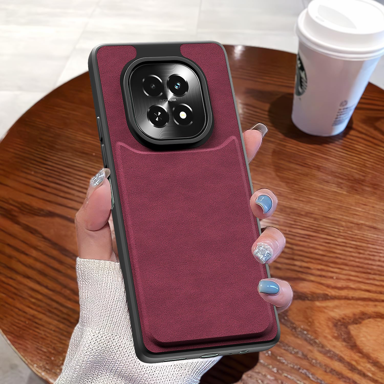 Pikkme purple Leather mobile back cover for Realme C63 5G – photo 7