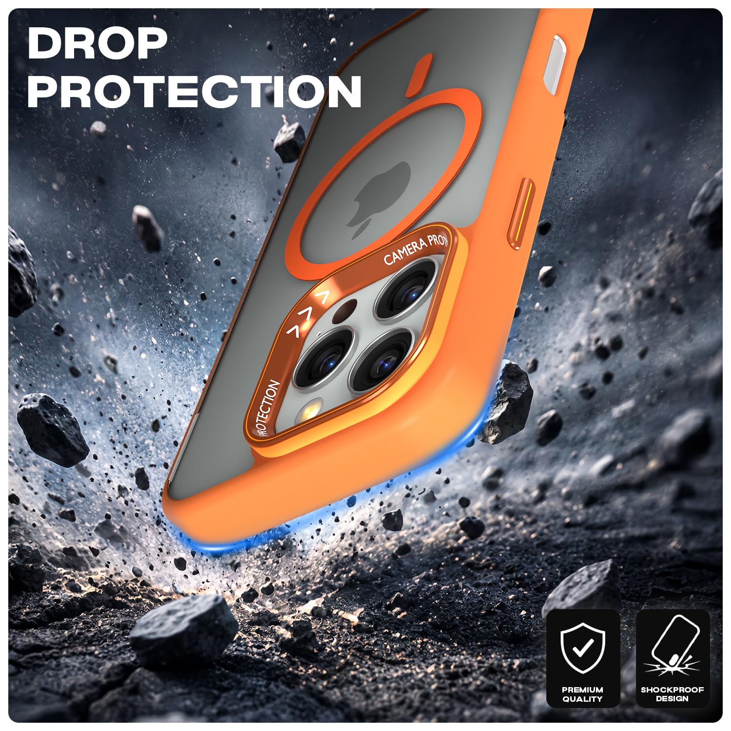Pikkme iPhone 16 Pro Max MagSafe orange mag-safe phone cover – photo 6