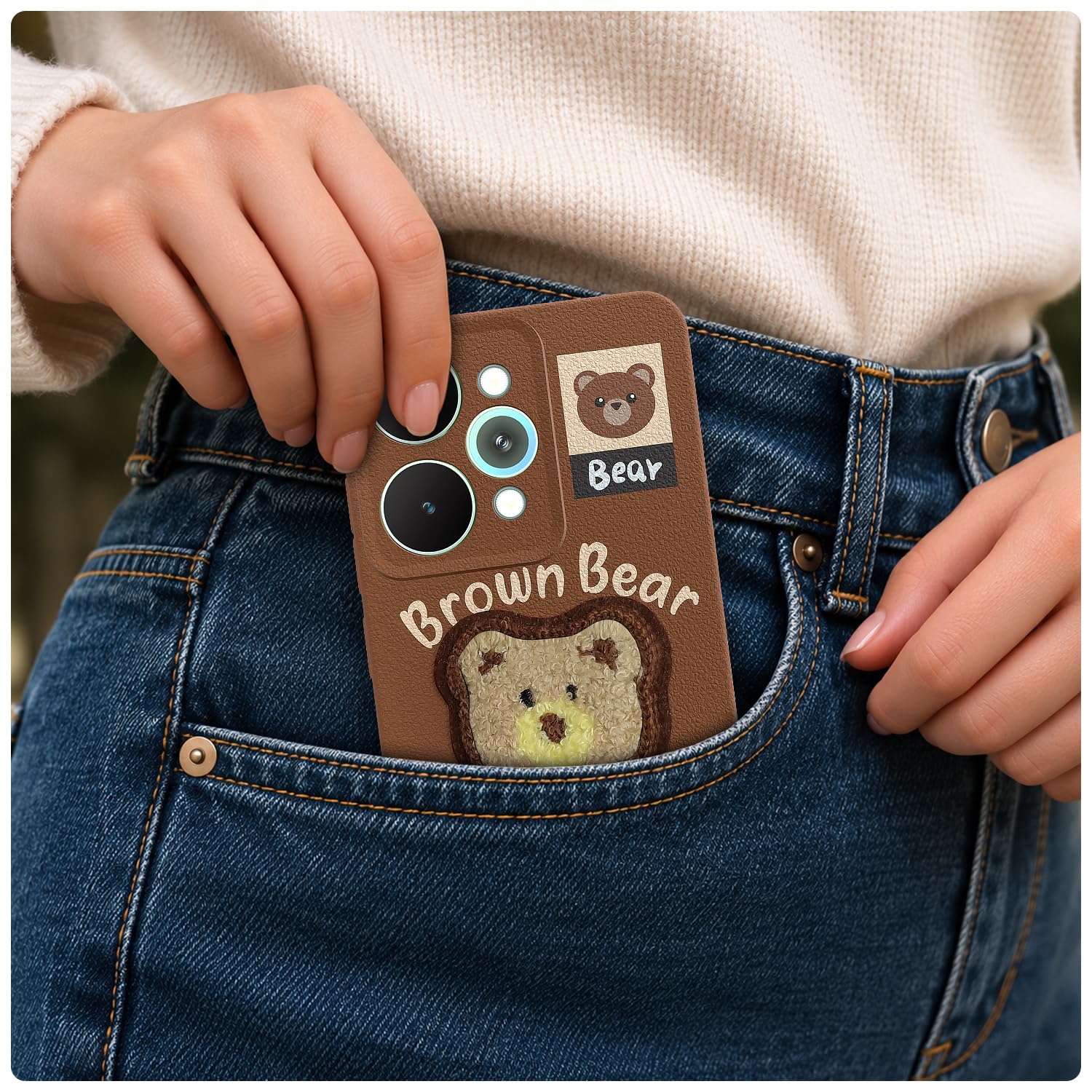 Pikkme brown back cover for Realme 15 Pro 5G – photo 4