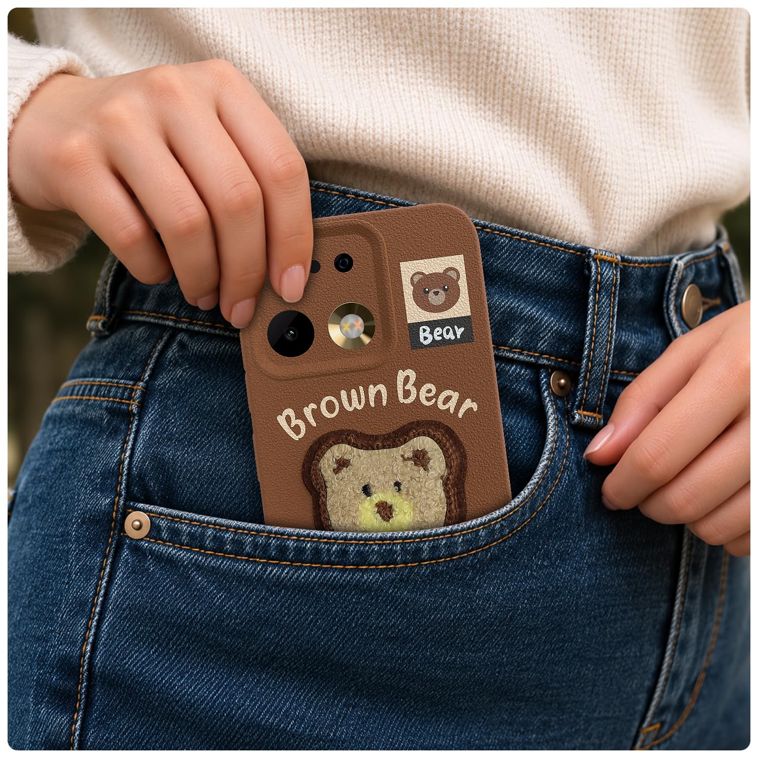 Pikkme Realme 16 Pro 5G brown phone cover – photo 4