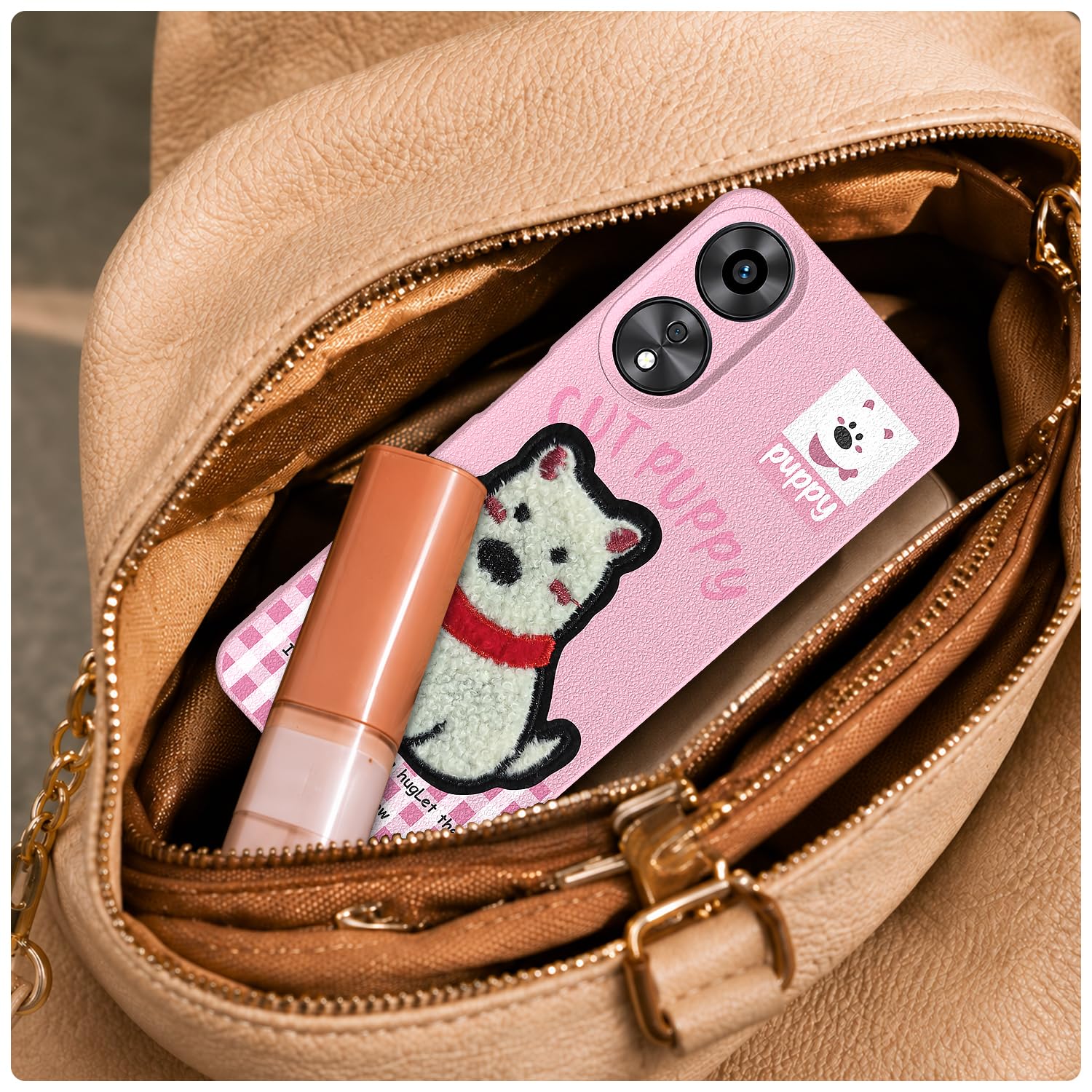 Oppo A78 5G phone cover in pink by Pikkme – photo 5