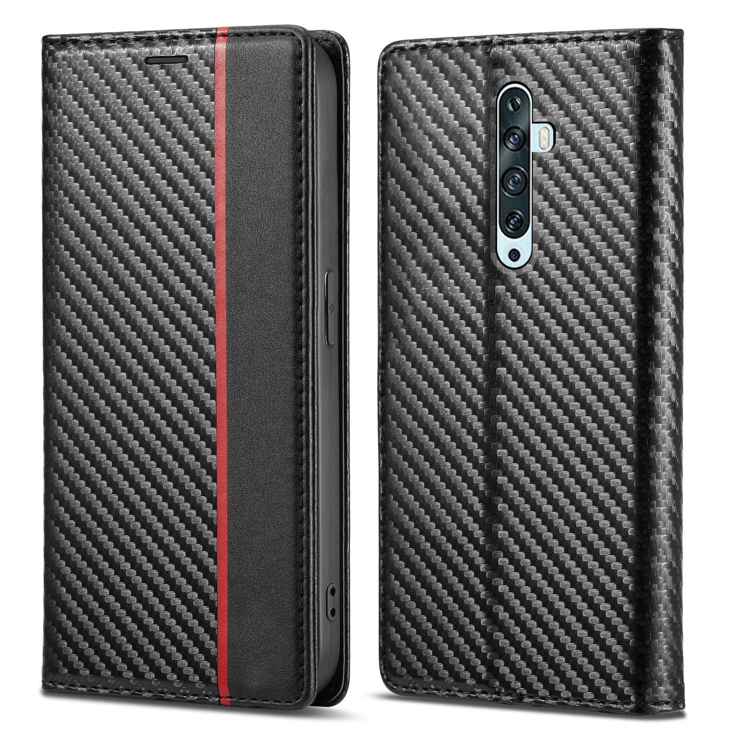 Pikkme Reno 2F/2Z black flip case