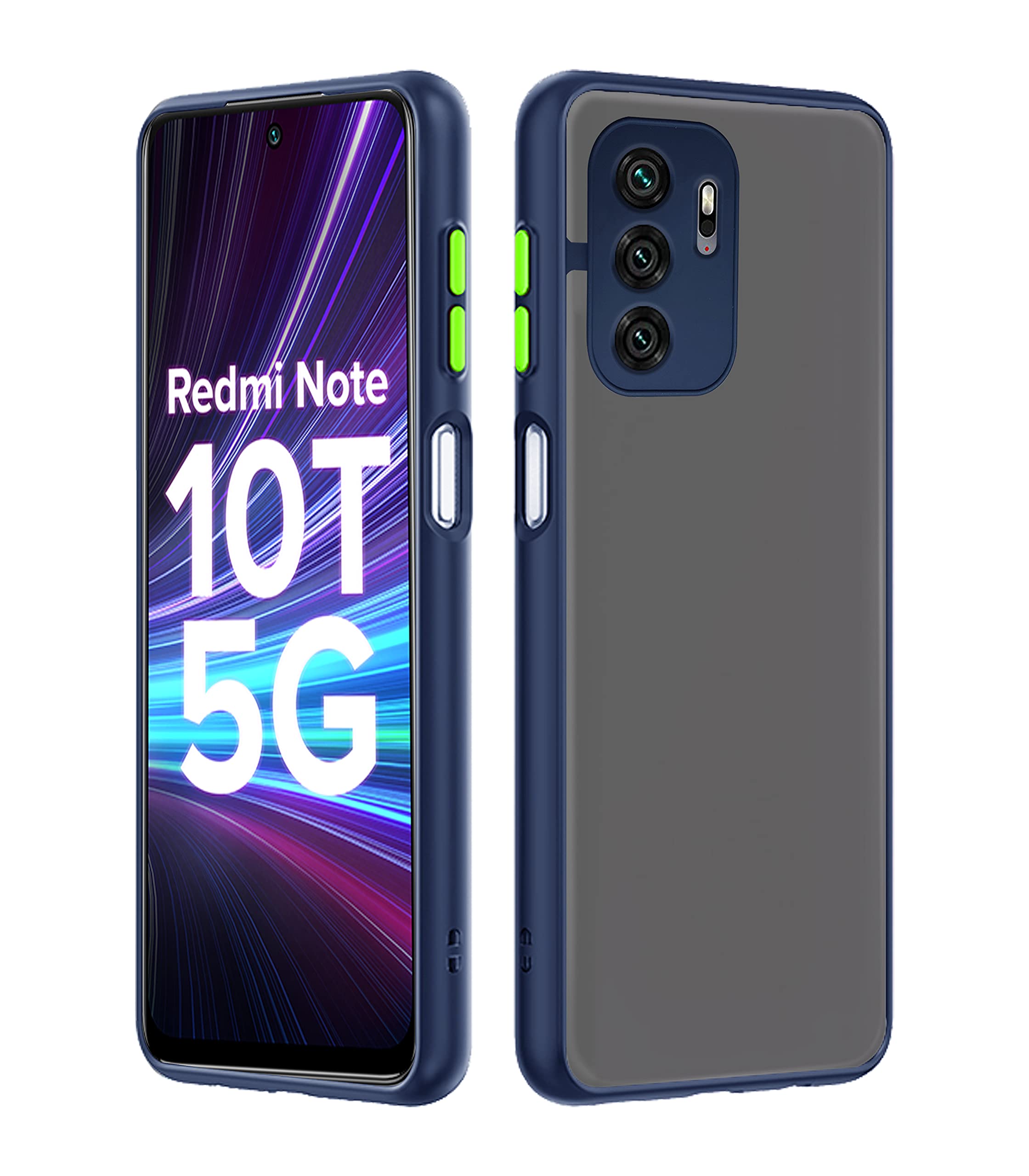Pikkme Redmi Note 10T/Poco M3 Pro 5G blue back cover