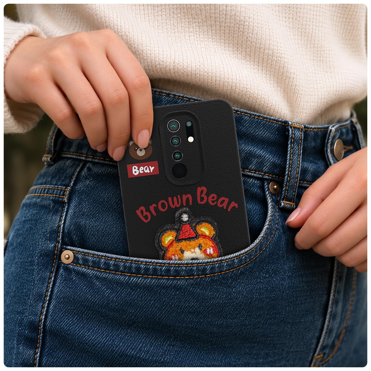 Redmi 9 Prime/Poco M2 mobile back cover in cherry by Pikkme – photo 4