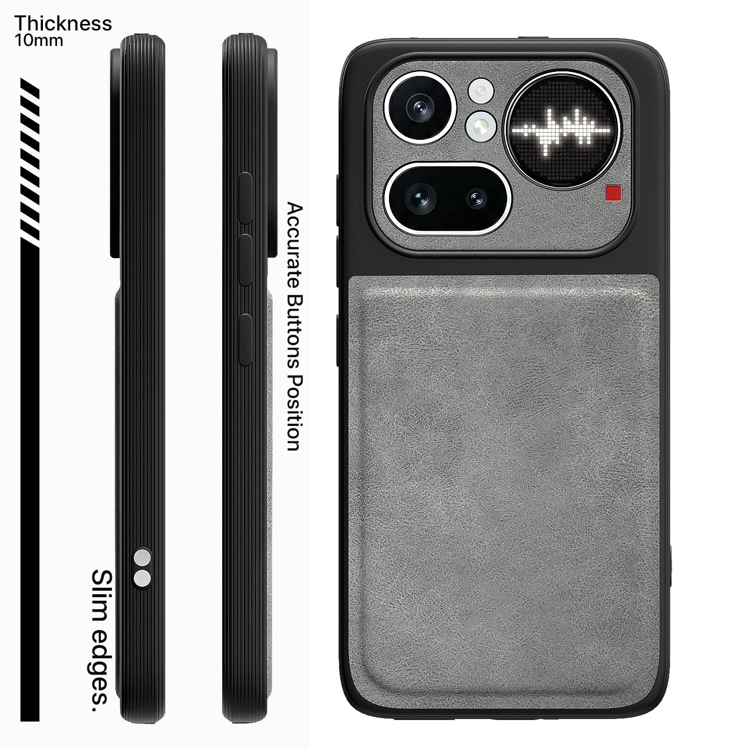Grey back cover for Nothing Phone 4a Pro 5G – Pikkme – photo 3