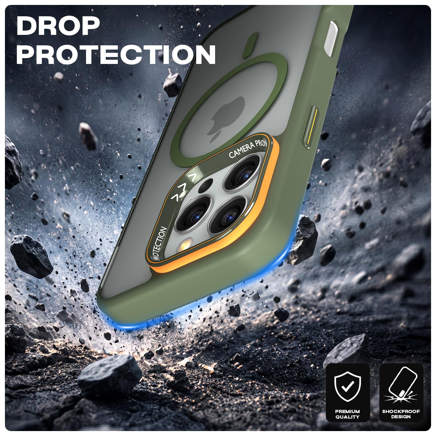 iPhone 16 Pro back cover in green mag-safe by Pikkme – photo 6