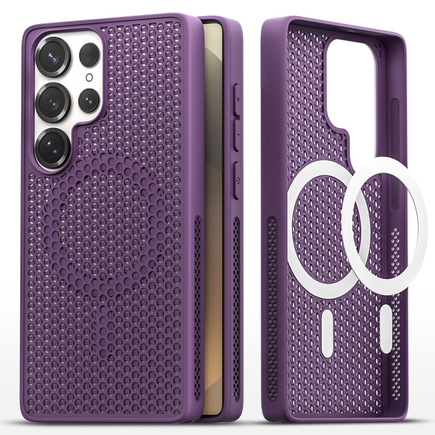 Pikkme Samsung S25 Ultra 5G purple phone cover