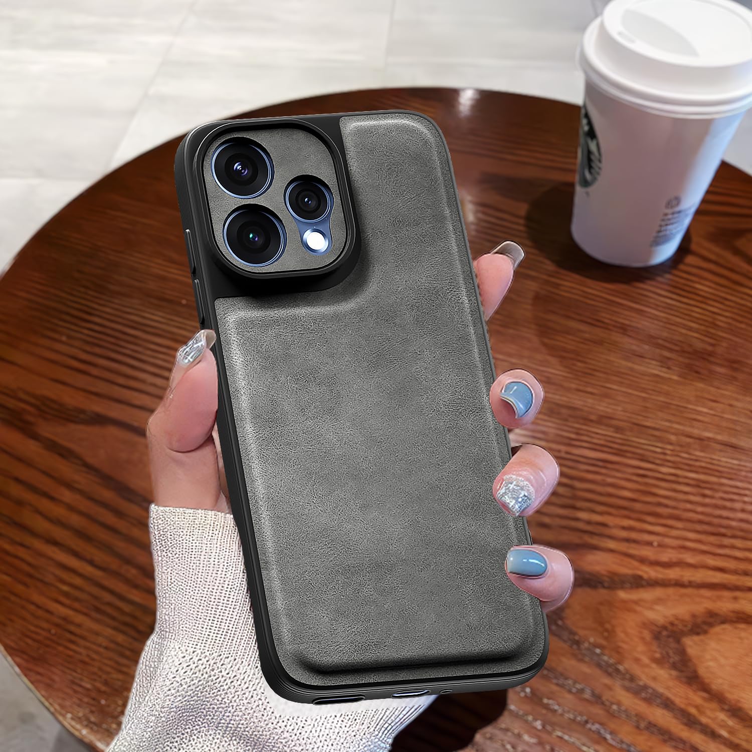 Oppo Reno 15 5G back cover in grey by Pikkme – photo 7