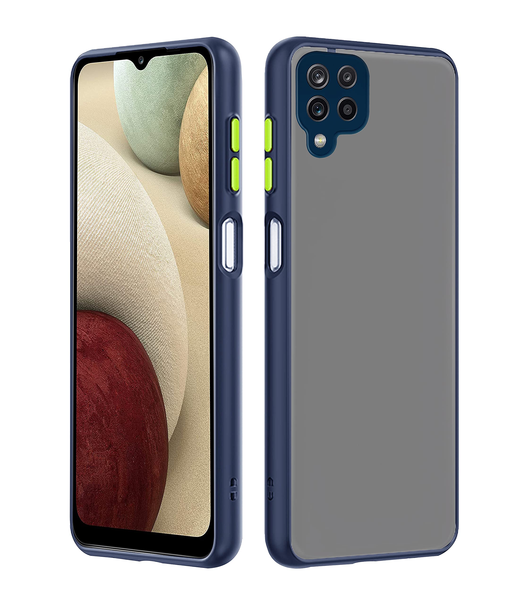 Pikkme Samsung M12/A12/F12 blue phone cover