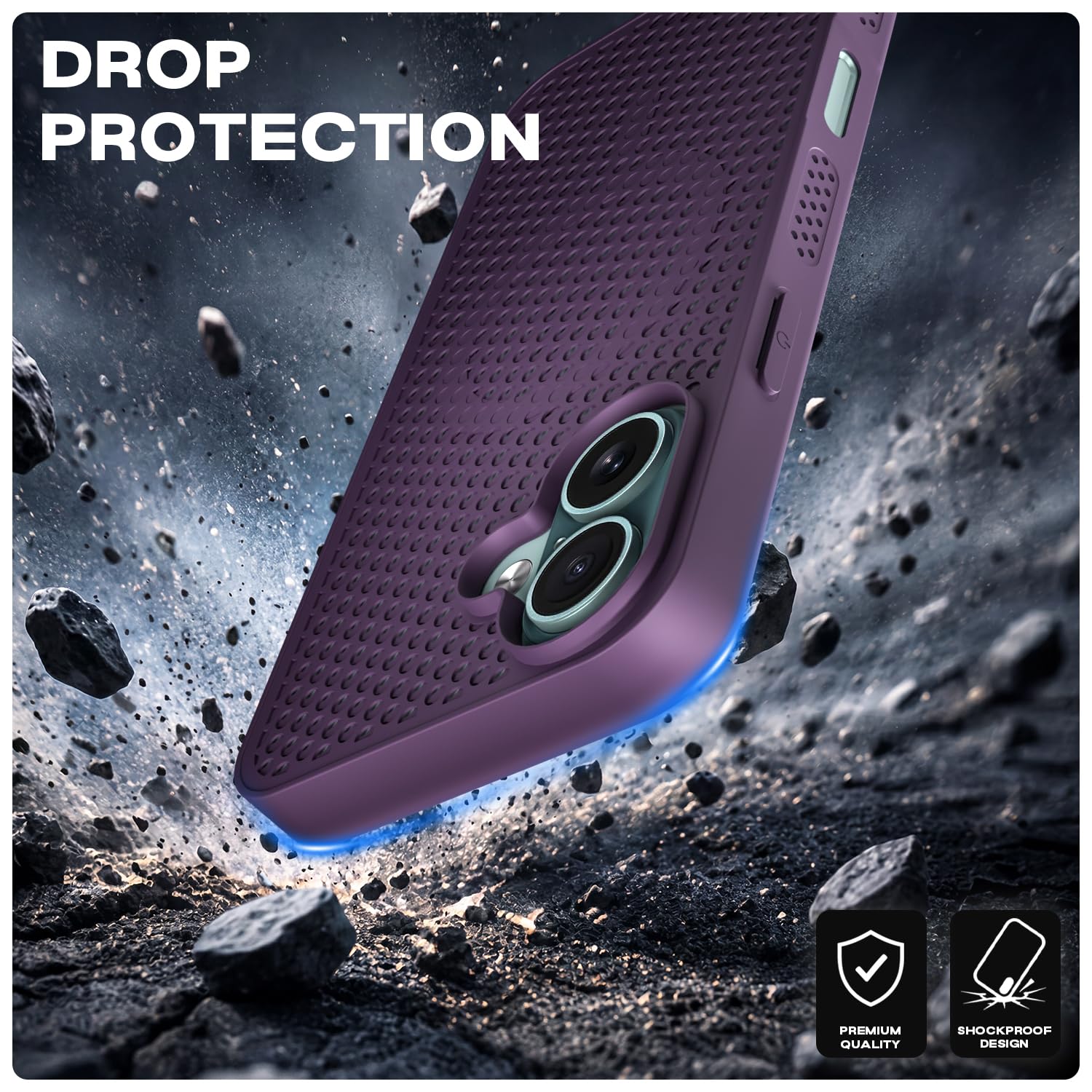 Pikkme iPhone 16 purple mobile back cover – photo 4