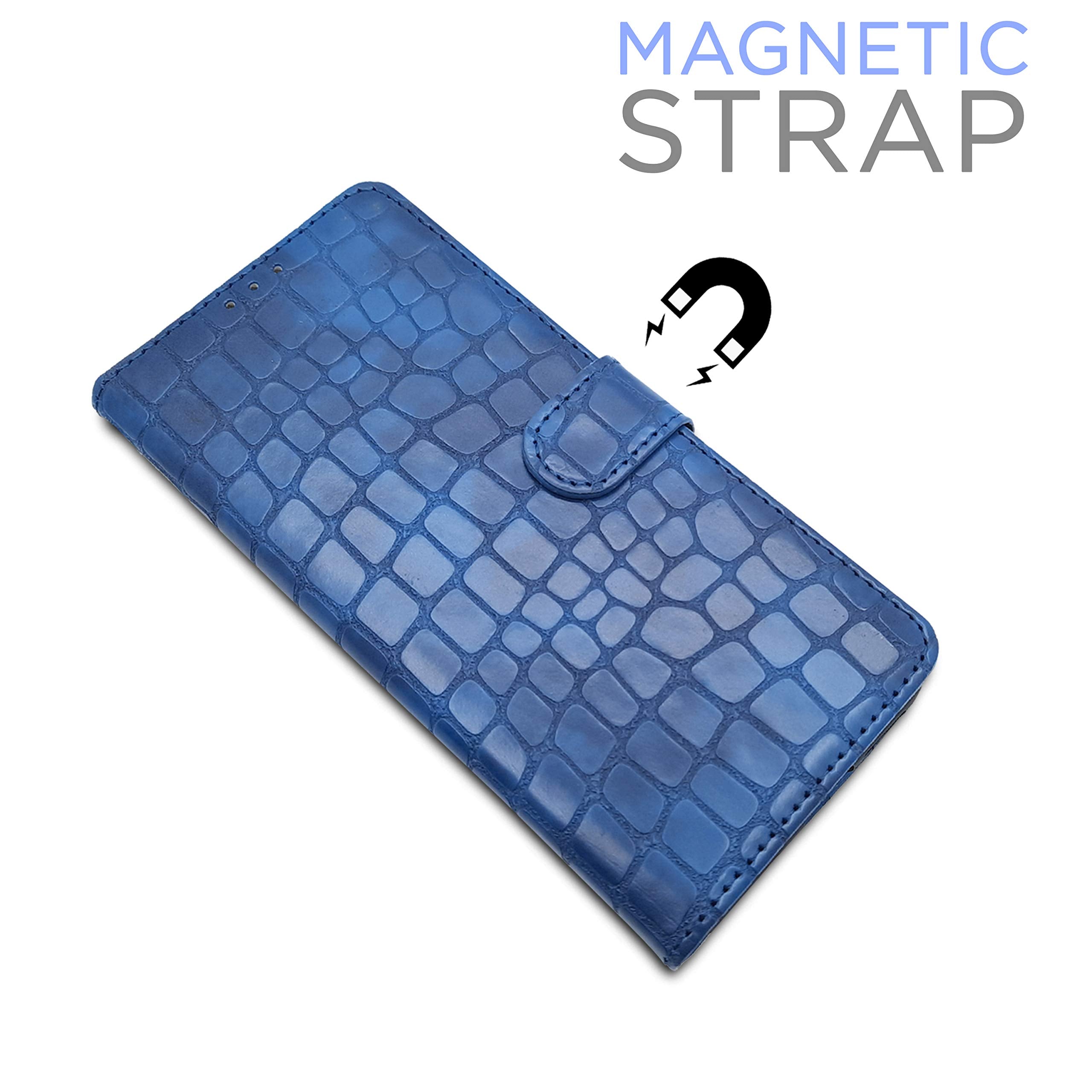 Redmi Note 10/Note 10s flip case in blue by Pikkme – photo 3