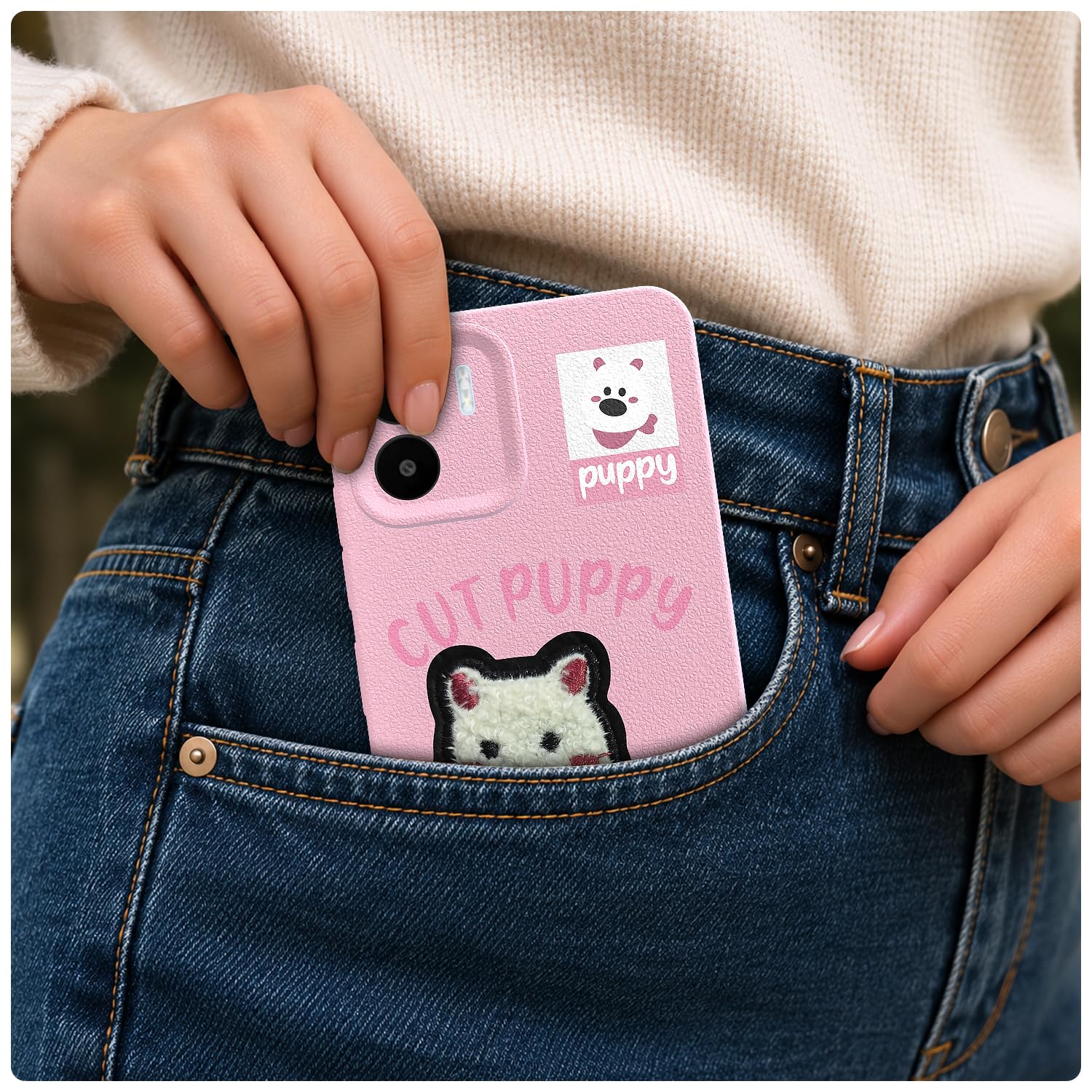 Redmi A1/A2 phone cover in pink by Pikkme – photo 4