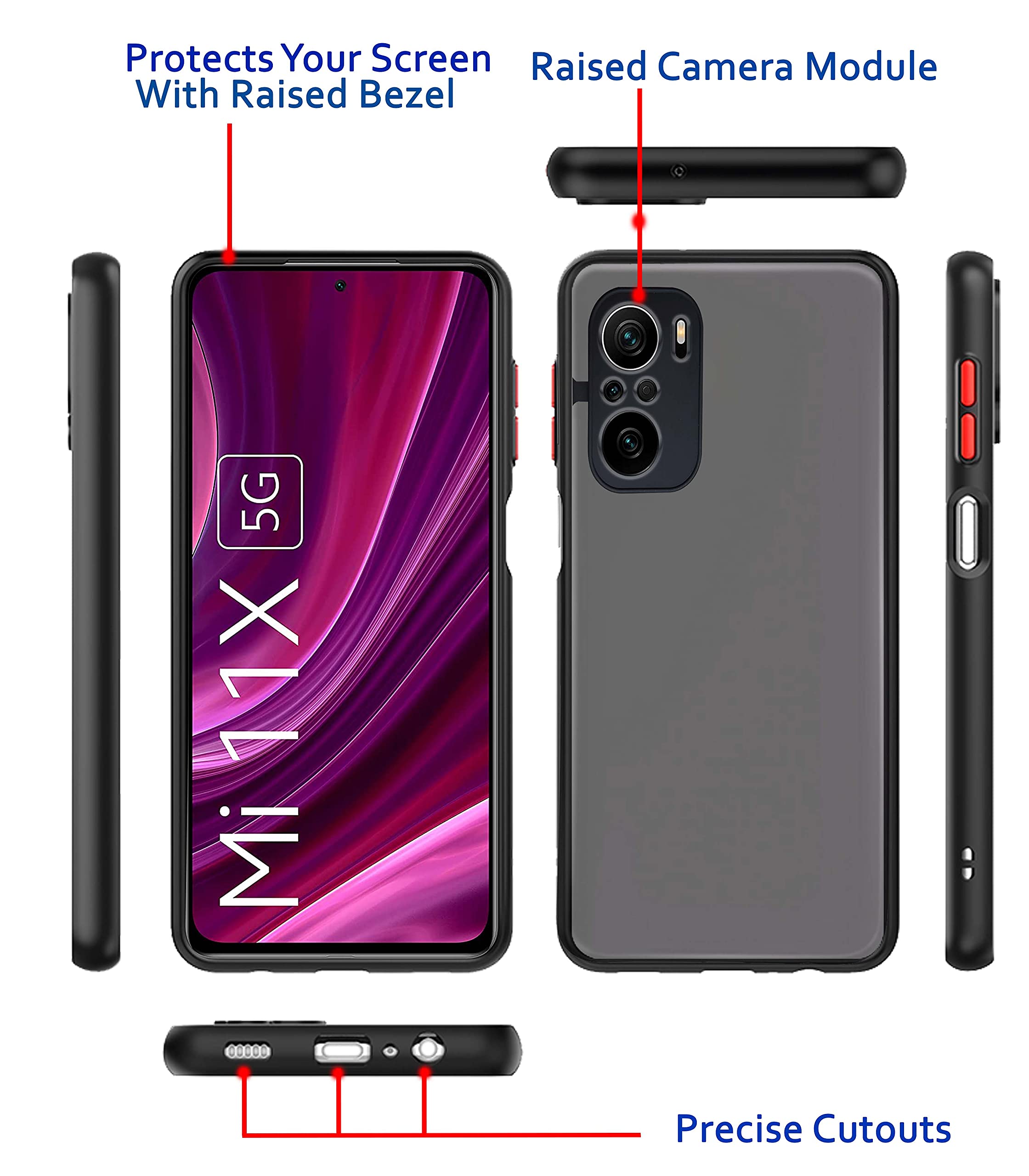 Mi 11X/11X Pro Matte mobile back cover by Pikkme – photo 3