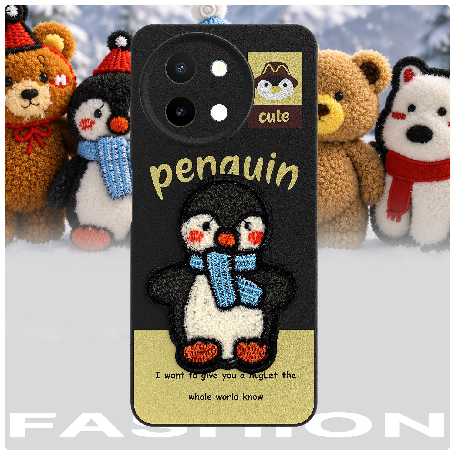Vivo Y58/T3x/Y200i 5G back cover in black by Pikkme – photo 7