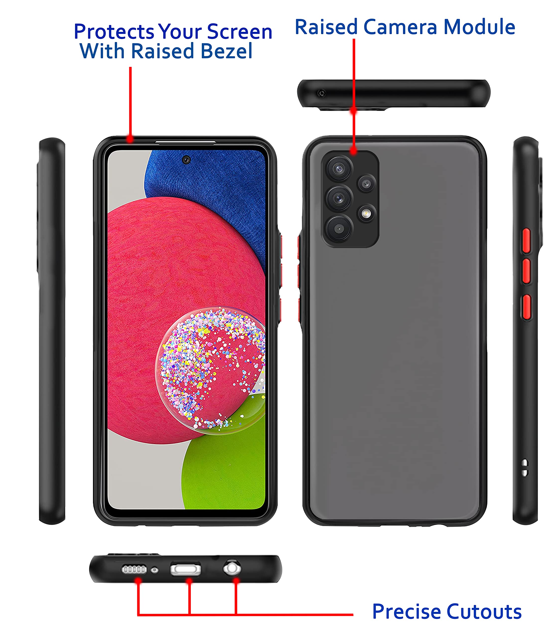 Black back cover for Samsung A53 5G – Pikkme – photo 3