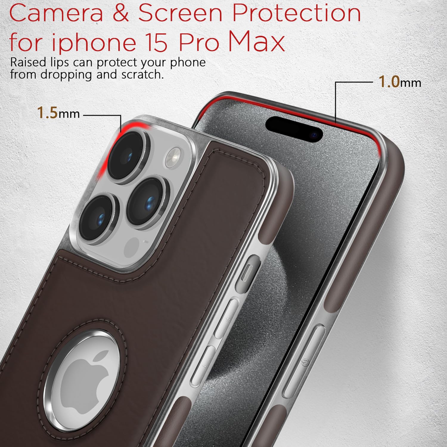 iPhone 15 Pro mobile cover in coffee by Pikkme – photo 4