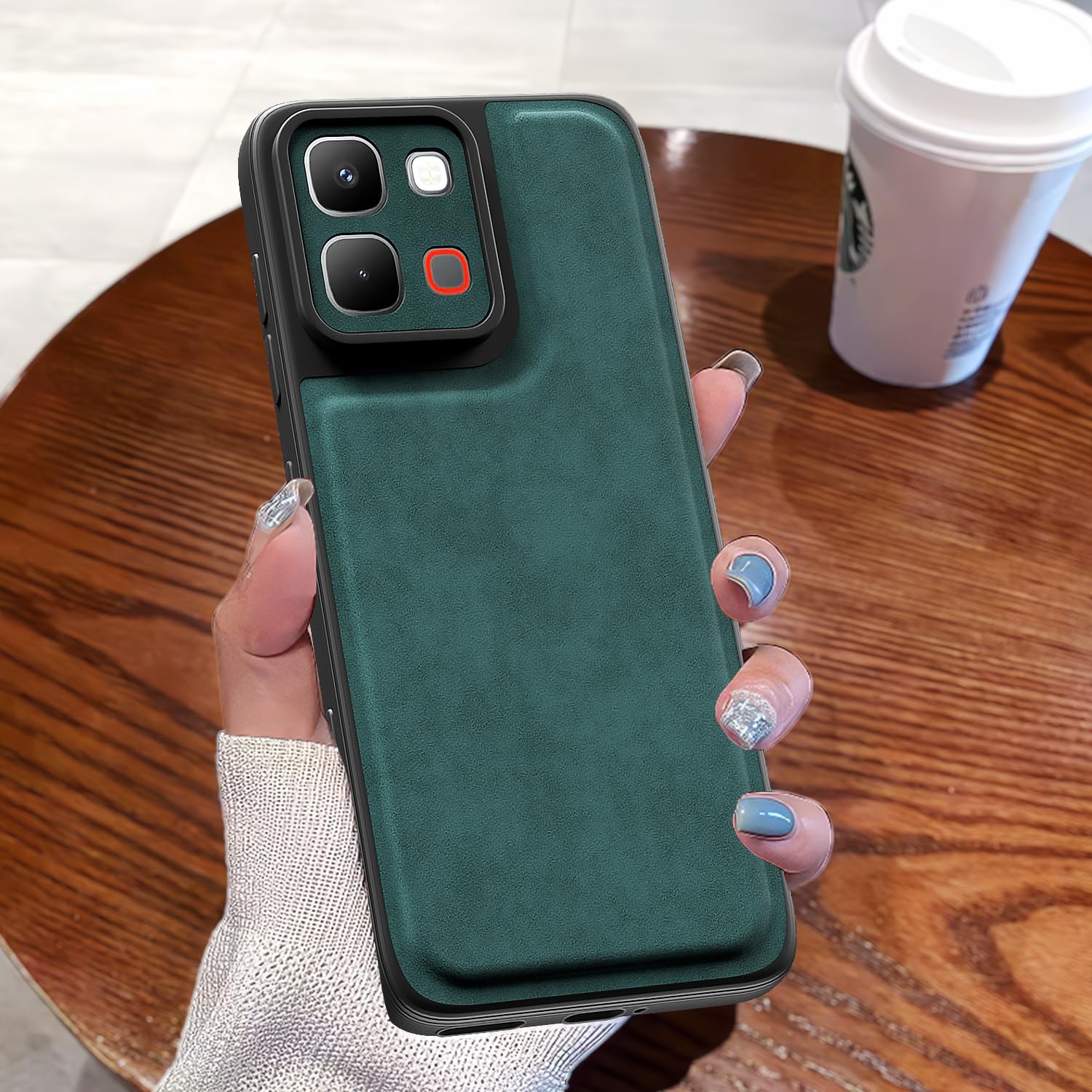 Infinix Note Edge 5G mobile cover in green by Pikkme – photo 7