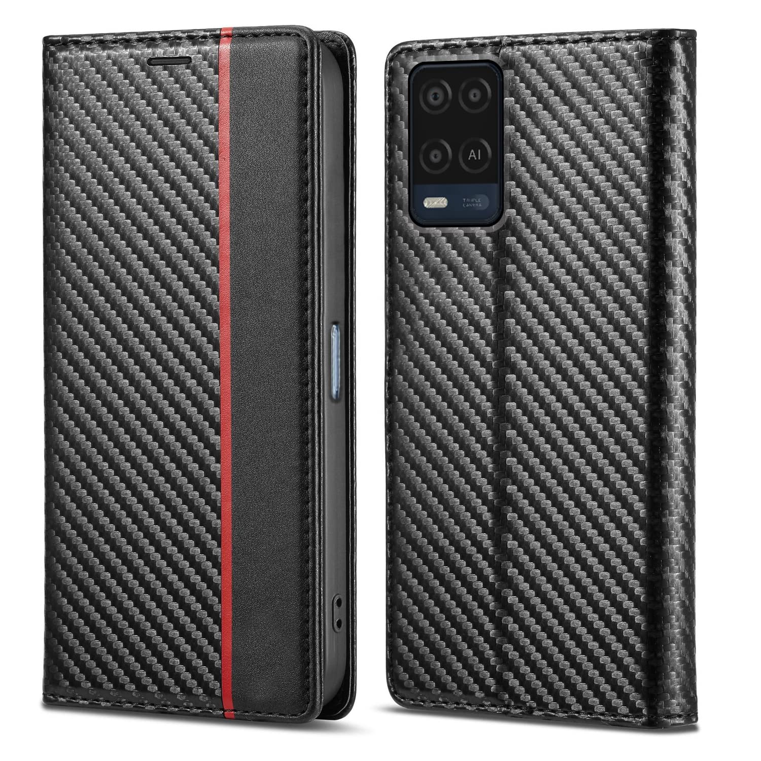 Pikkme black Wallet flip case for Oppo A54