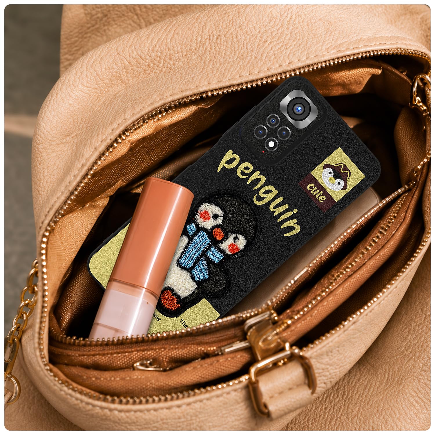 Pikkme Redmi Note 11/Note 11s black mobile back cover – photo 5